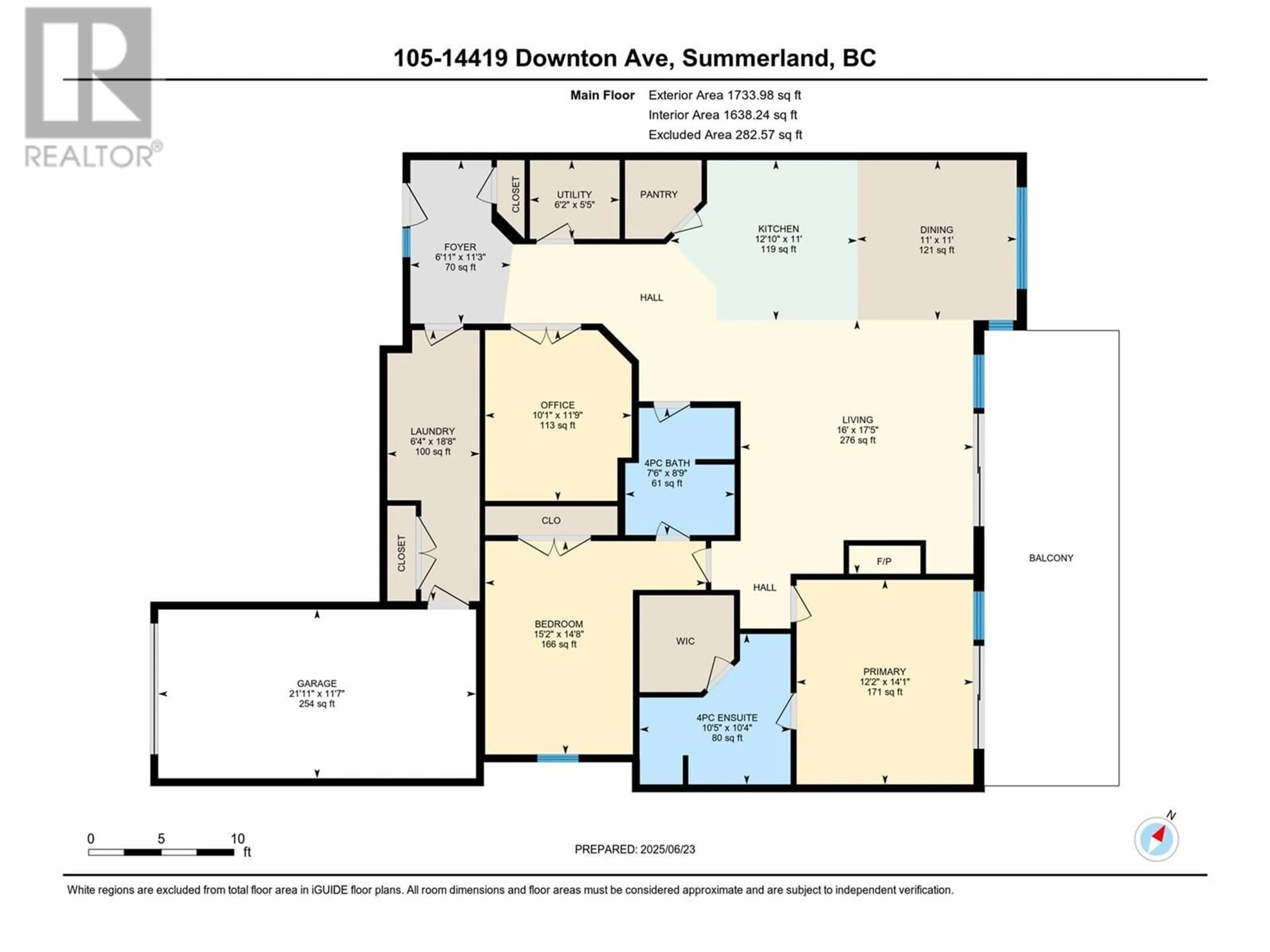 Floor plan for 105 - 14419 DOWNTOWN AVENUE, Summerland British Columbia V0H1Z6