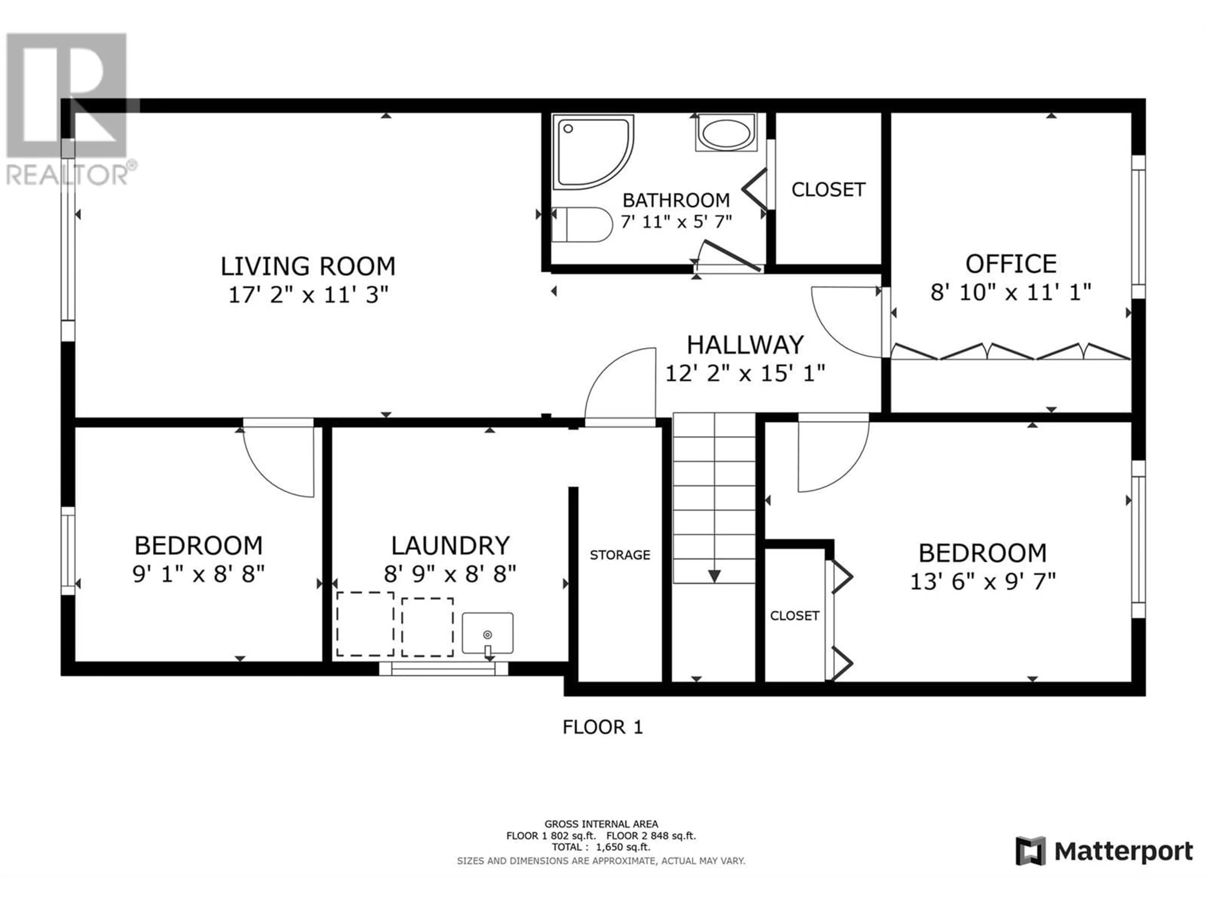 Floor plan for 4208 16 AVENUE, Vernon British Columbia V1T6P1