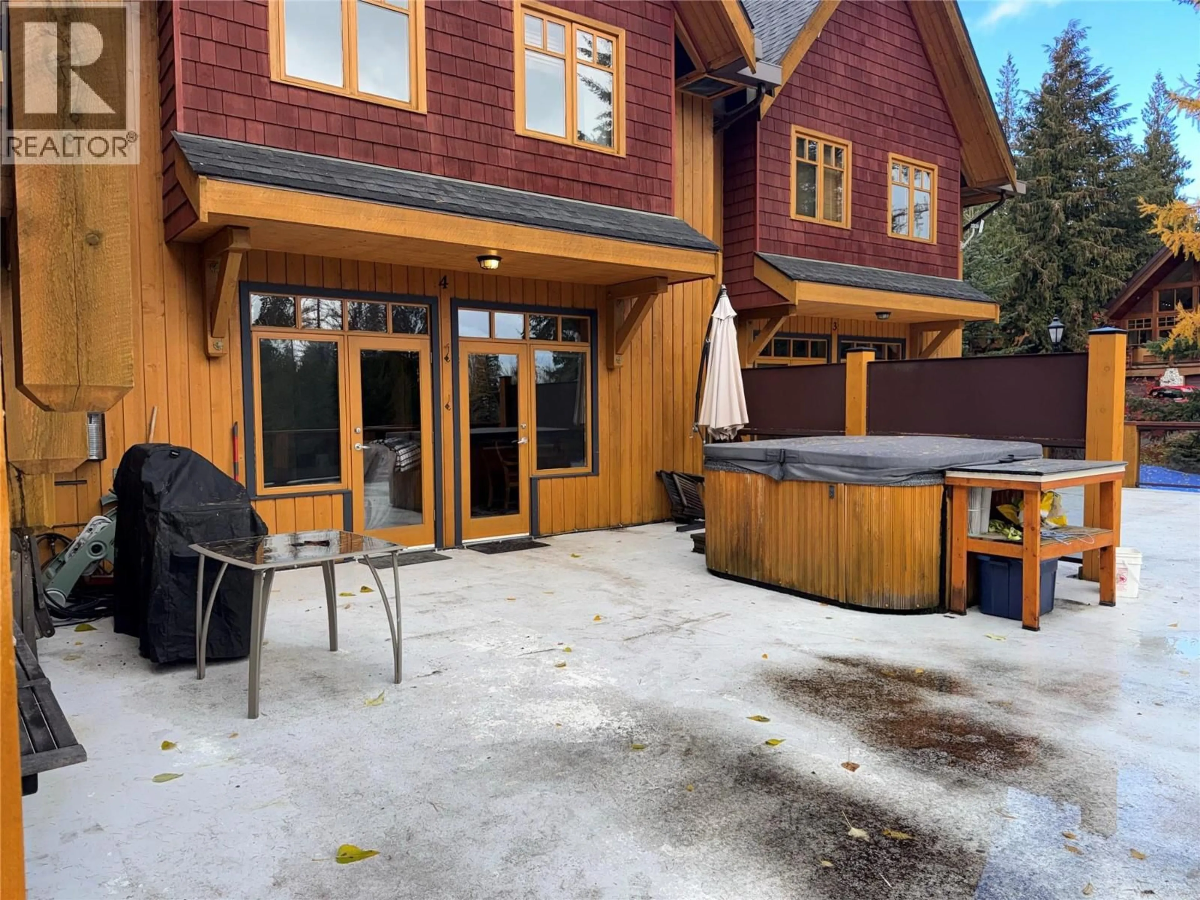 Patio, street for 4 - 4430 RED MOUNTAIN ROAD, Rossland British Columbia V0G1Y0