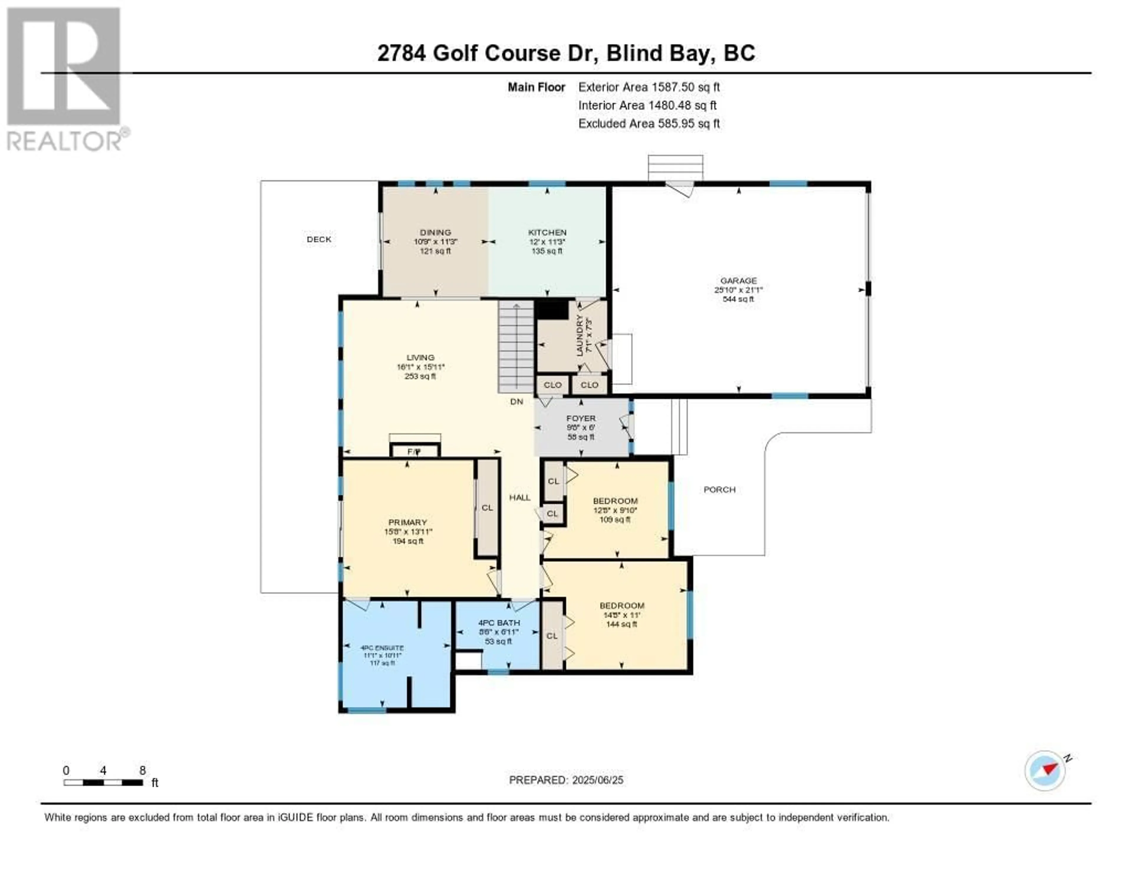 Floor plan for 2784 GOLF COURSE DRIVE, Blind Bay British Columbia V0E1H1