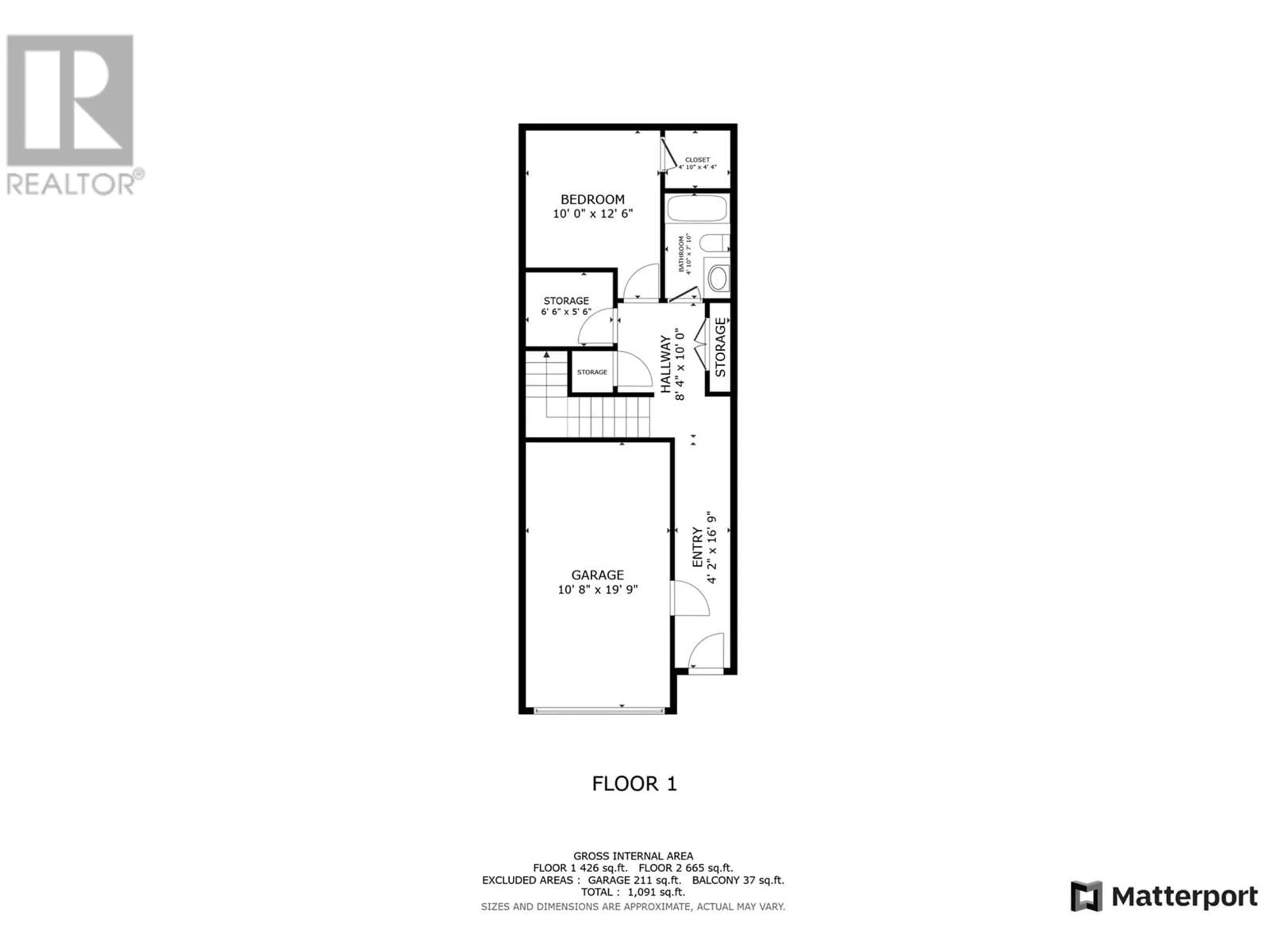 Floor plan for 103 - 1701 FOXTAIL DRIVE, Kamloops British Columbia V1S0E9