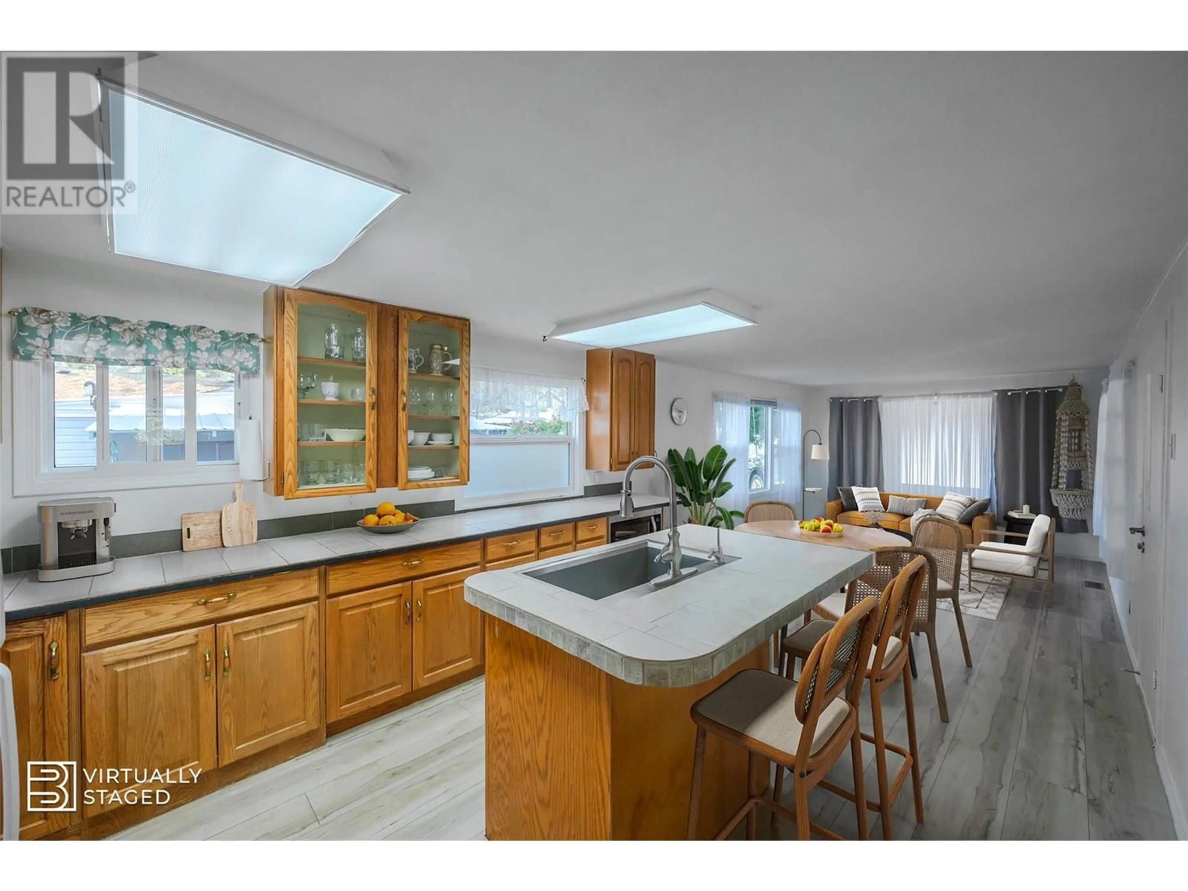 Open concept kitchen, ceramic/tile floor for E8 - 4505 MCLEAN CREEK ROAD, Okanagan Falls British Columbia V0H1R1