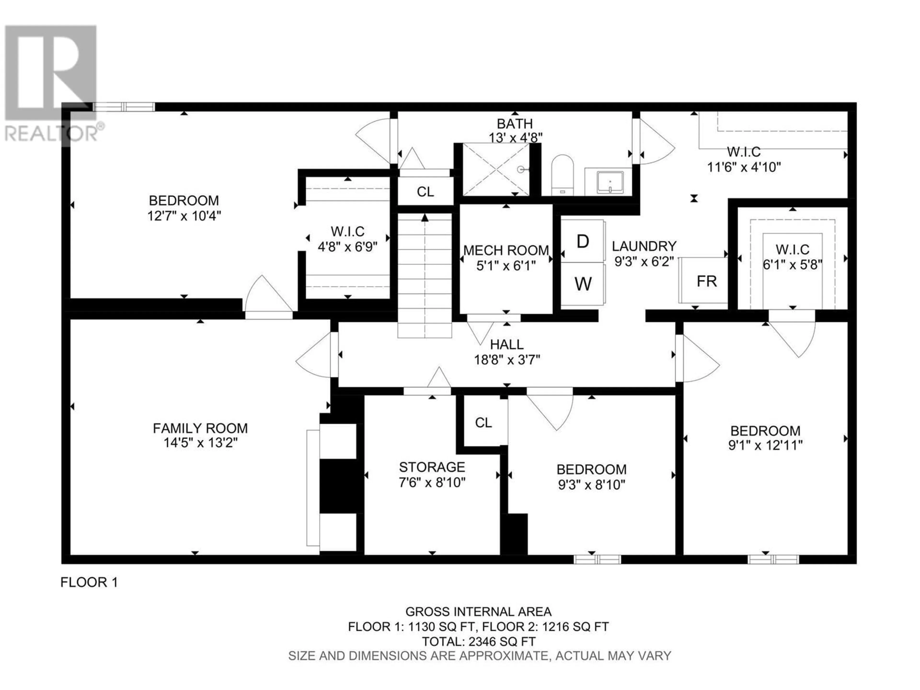 Floor plan for 1224 MOUNTAIN AVENUE, Kelowna British Columbia V1Y7H1