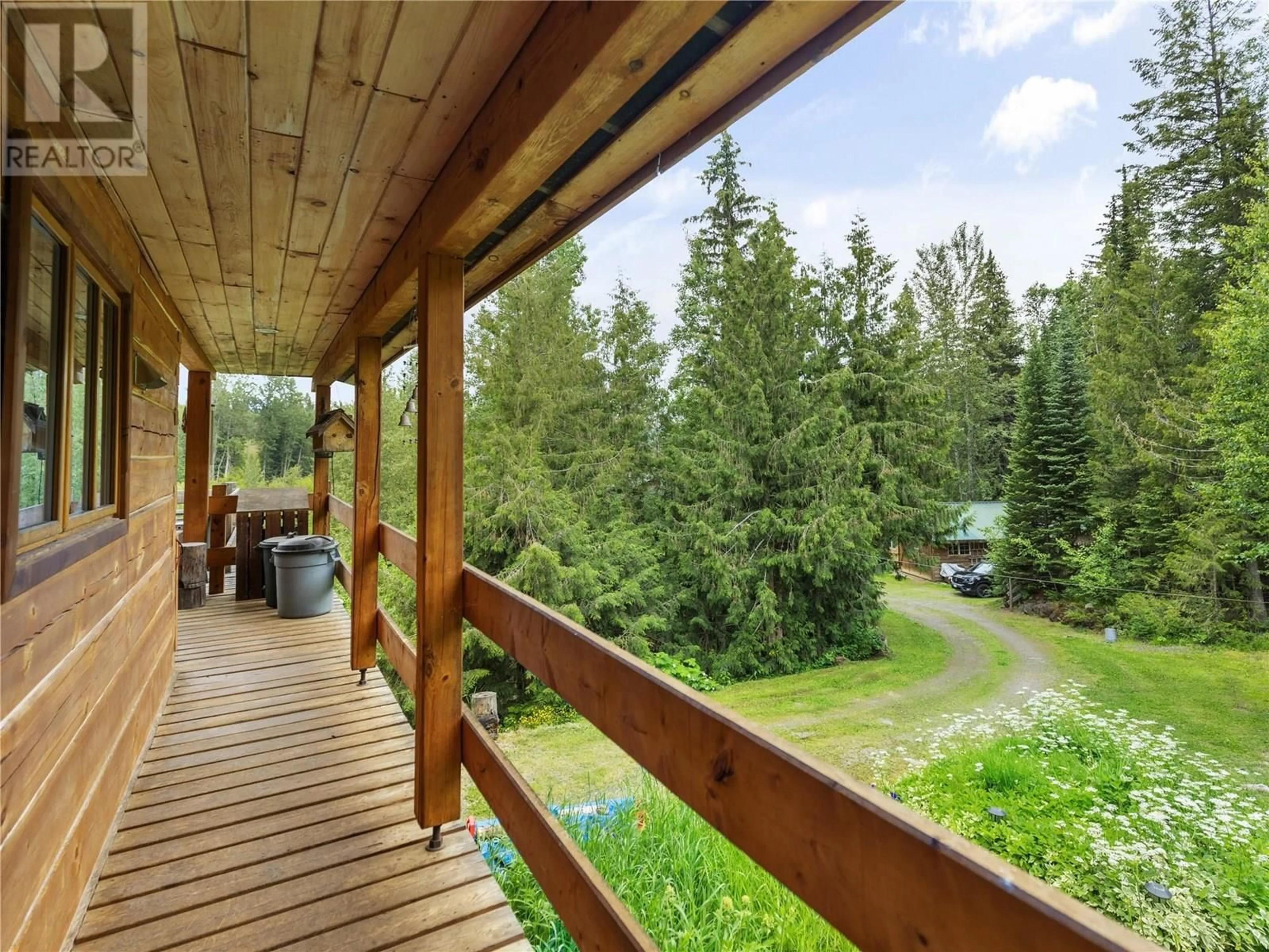 Patio, forest/trees view for 6177 TROUT CREEK ROAD, Clearwater British Columbia V0E1N1