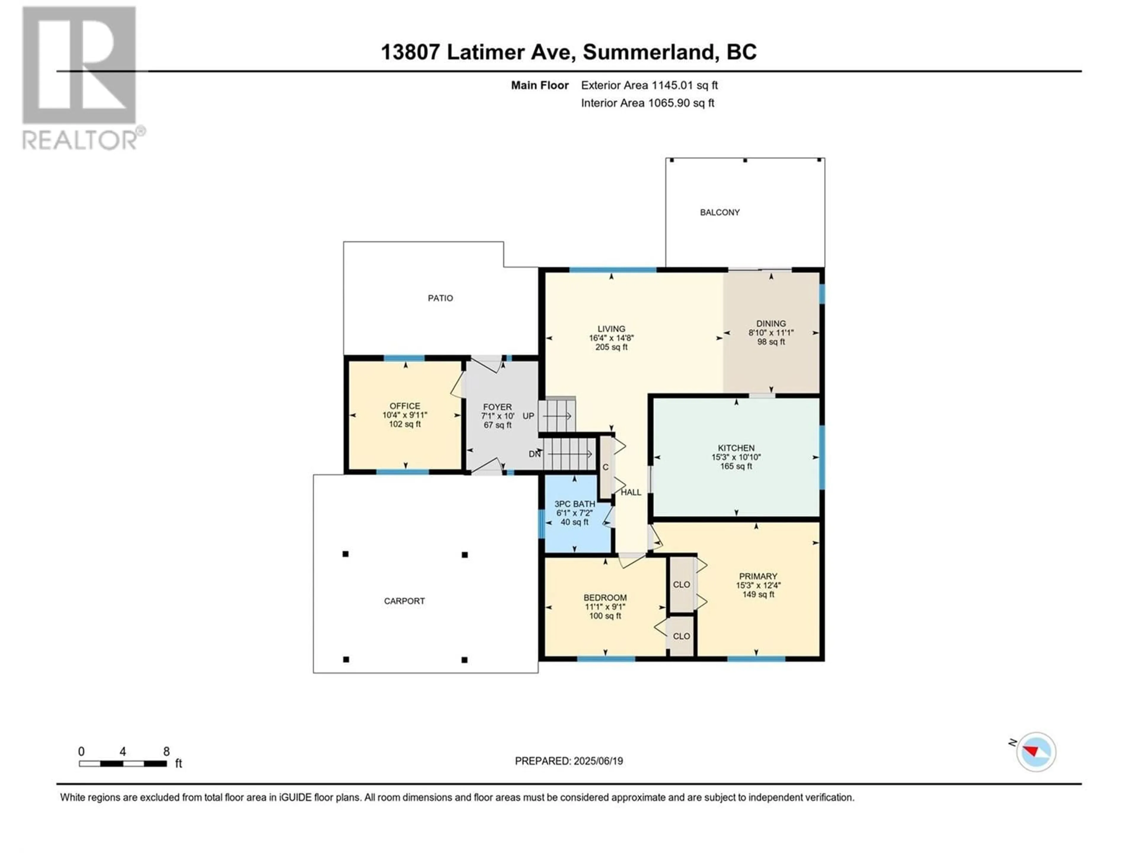 Floor plan for 13807 LATIMER AVENUE, Summerland British Columbia V0H1Z1