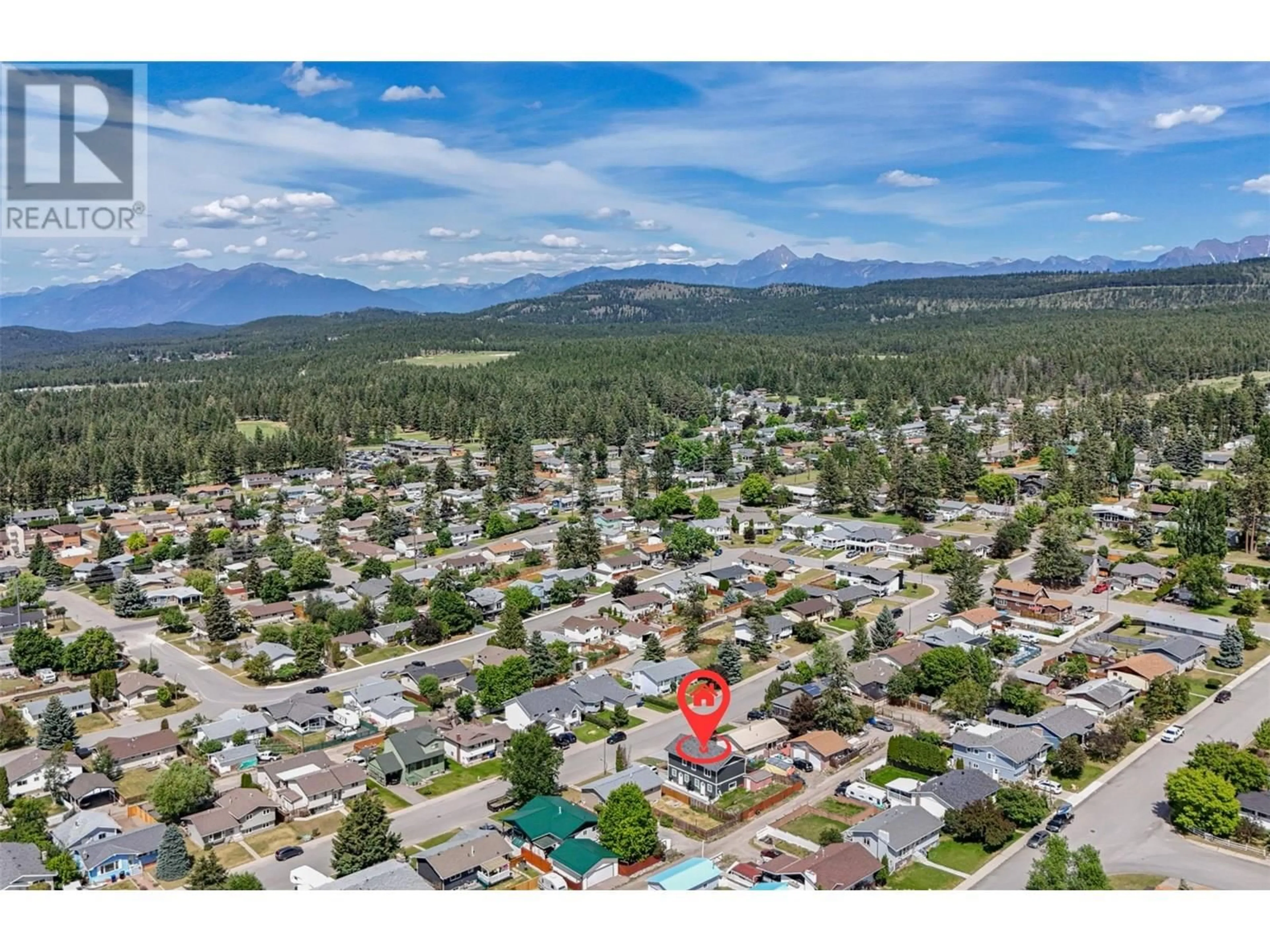 A pic from outside/outdoor area/front of a property/back of a property/a pic from drone, mountain view for 2509 4TH STREET SOUTH, Cranbrook British Columbia V1C5C5