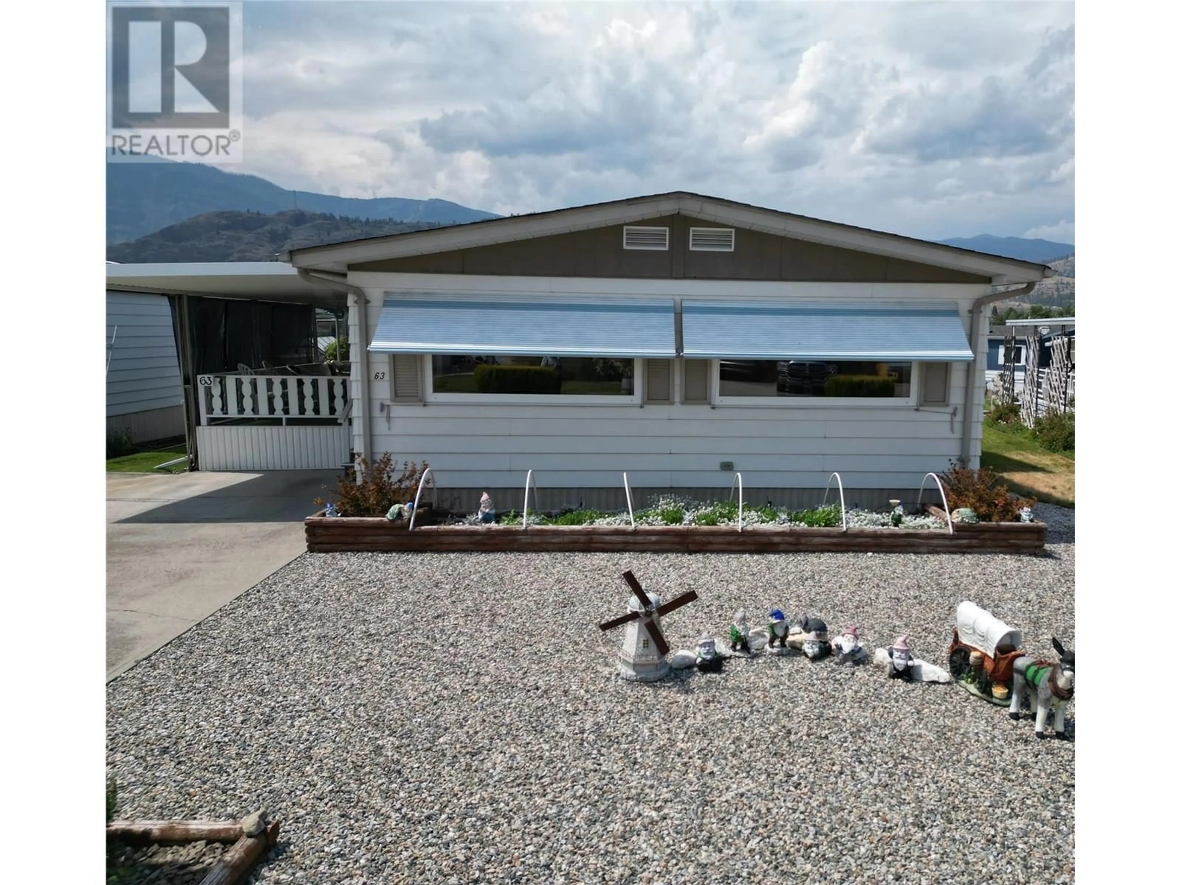 Home with vinyl exterior material, water/lake/river/ocean view for 63 - 6601 TUCELNUIT DRIVE, Oliver British Columbia V0H1T3