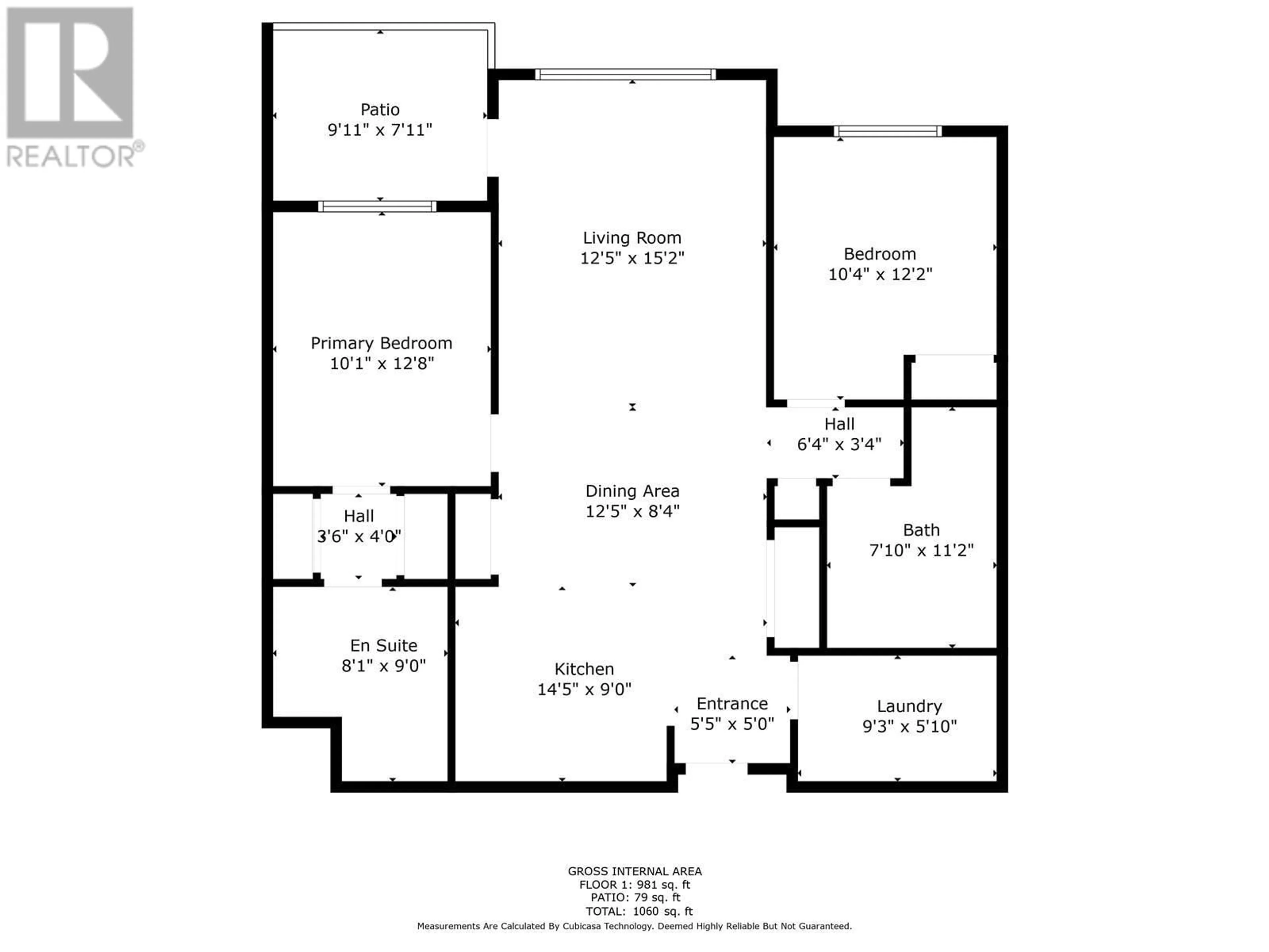 Floor plan for 307 - 265 FROELICH ROAD, Kelowna British Columbia V1X3M6