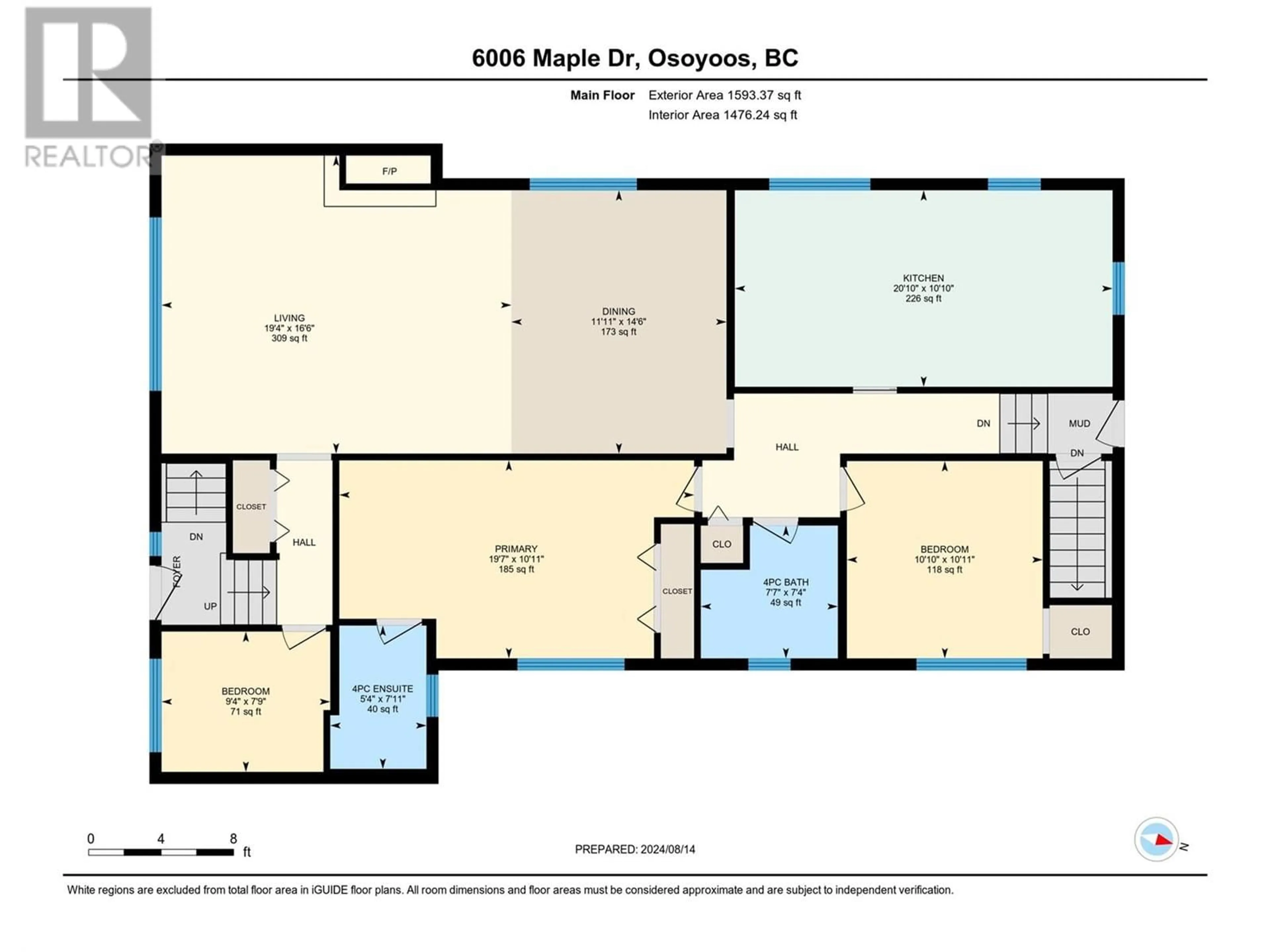 Floor plan for 6006 MAPLE DRIVE, Osoyoos British Columbia V0H1V3