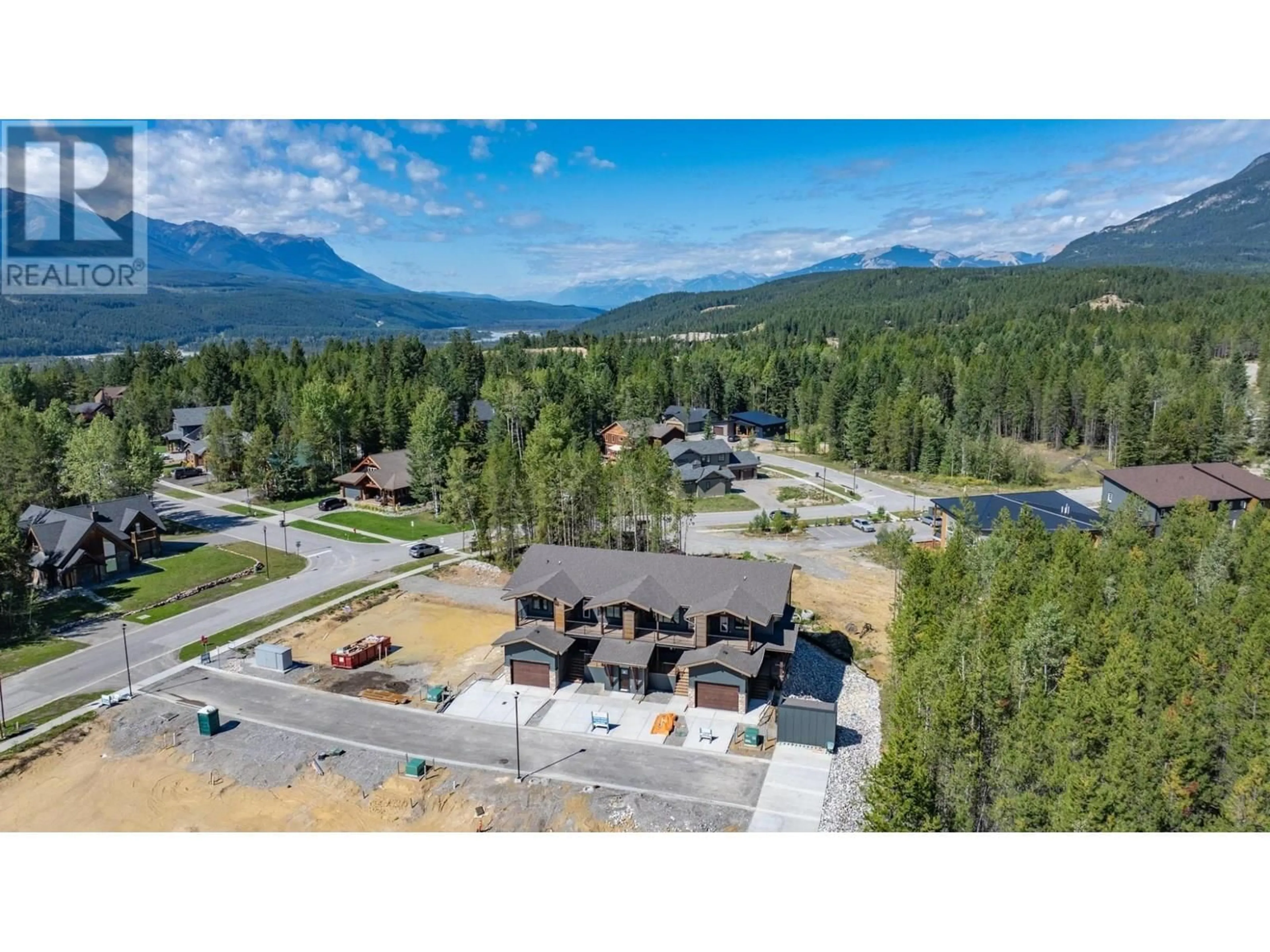 A pic from outside/outdoor area/front of a property/back of a property/a pic from drone, mountain view for 8 - 1444 GRANITE DRIVE, Golden British Columbia V0A1H0