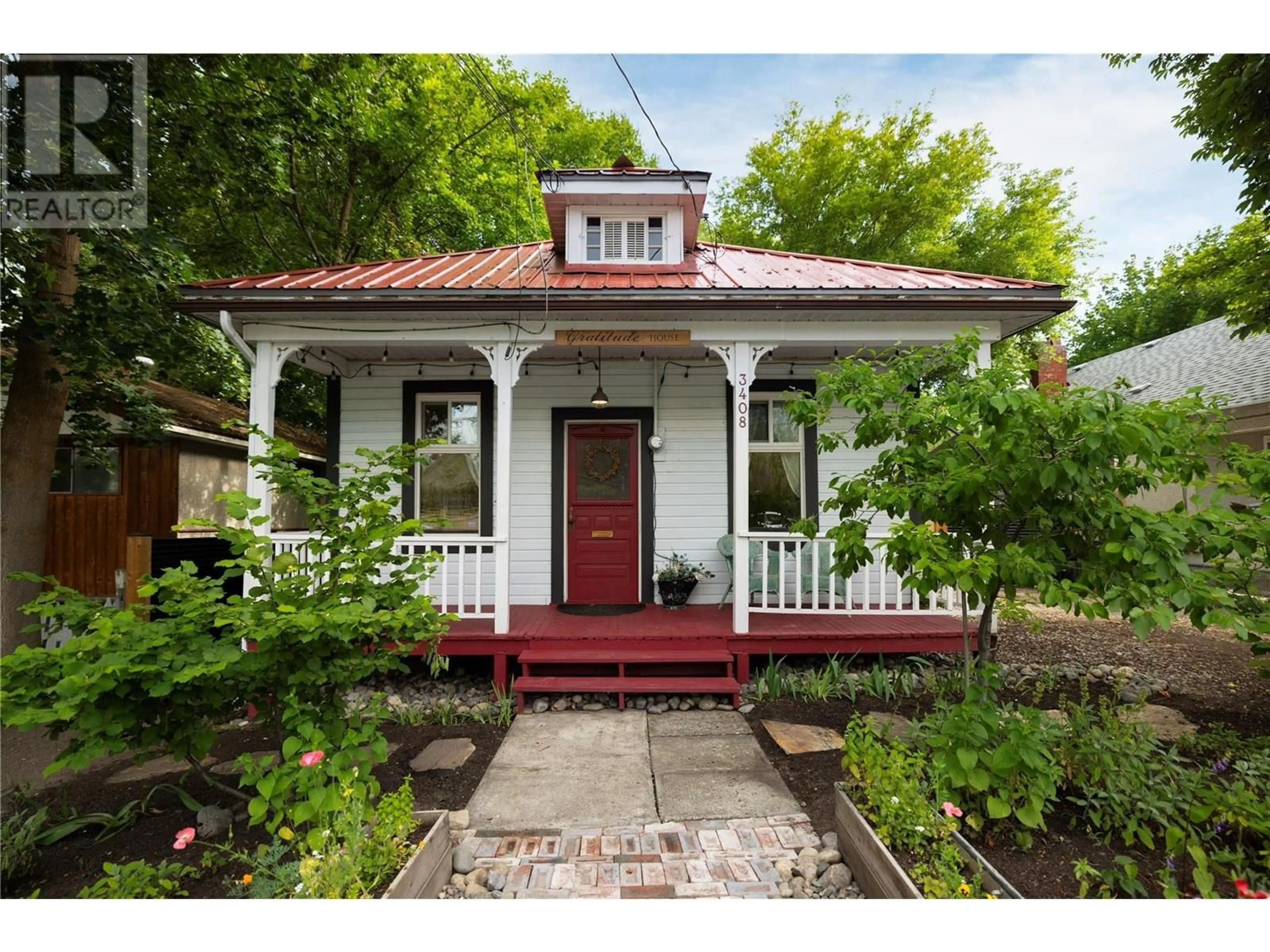 Home with brick exterior material, street for 3408 34 AVENUE, Vernon British Columbia V1T2P9