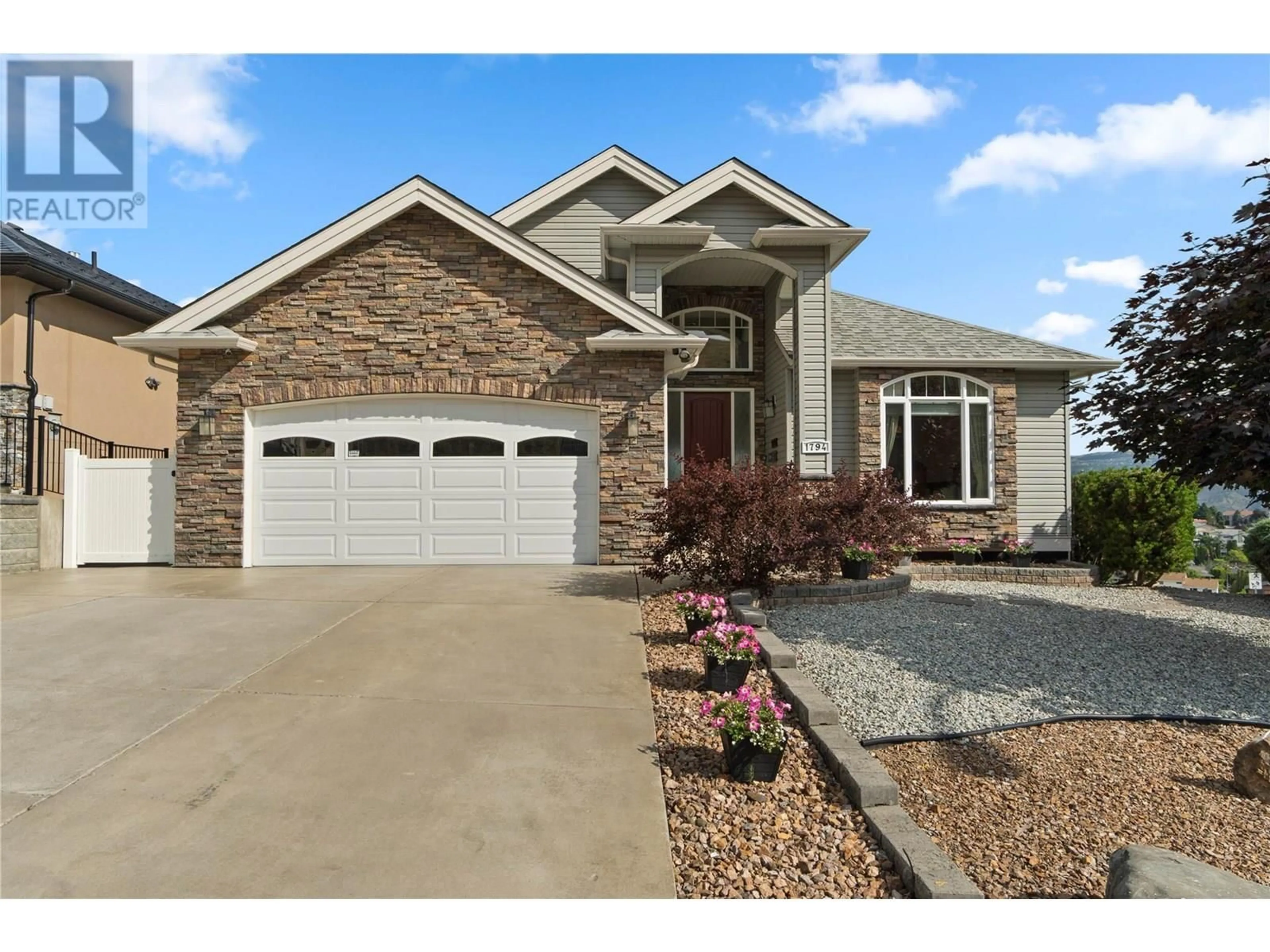 Home with brick exterior material, street for 1794 RED TAIL CRESCENT, Kamloops British Columbia V2B8S9