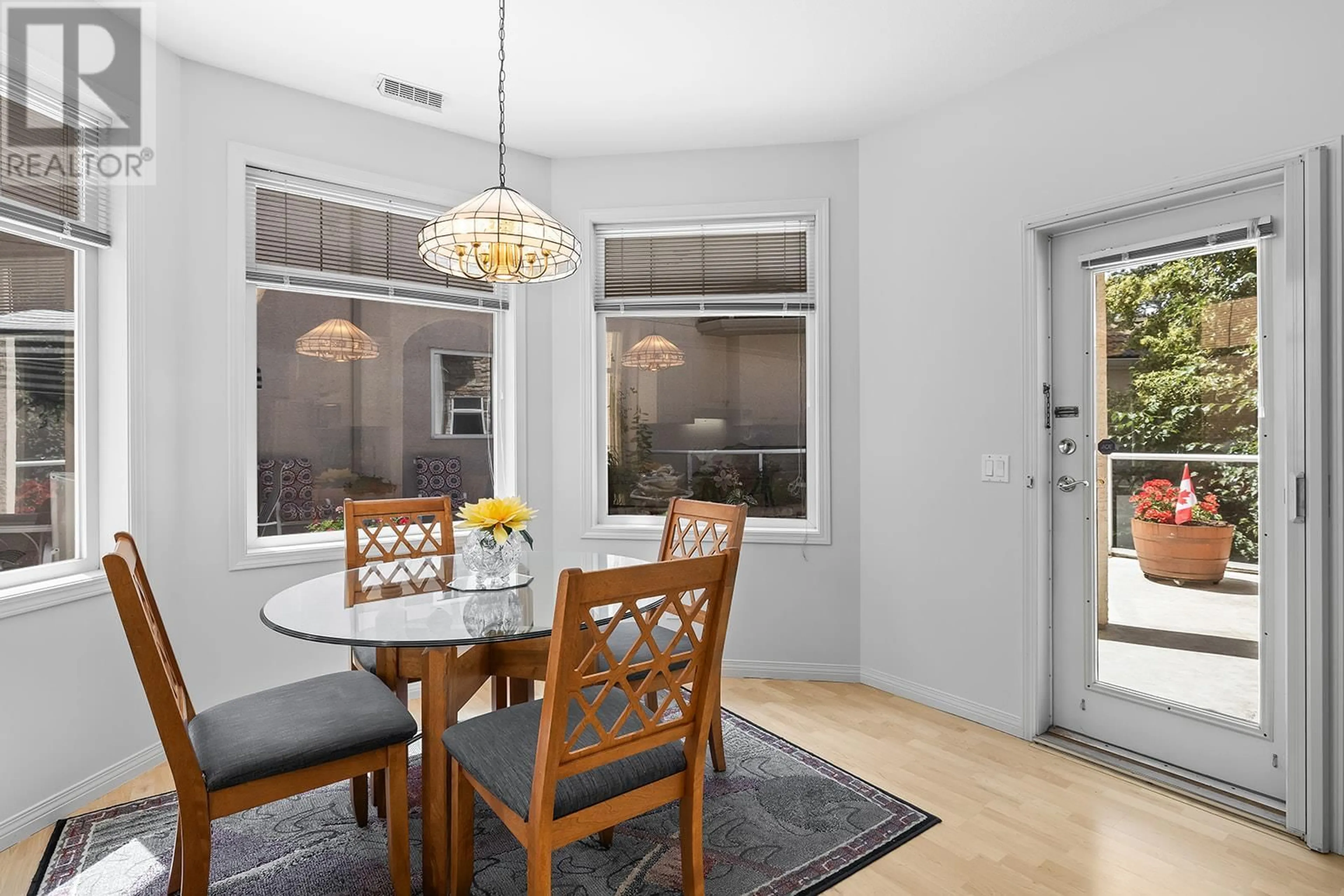 Dining room, ceramic/tile floor for 210 - 634 LEQUIME ROAD, Kelowna British Columbia V1W1A4