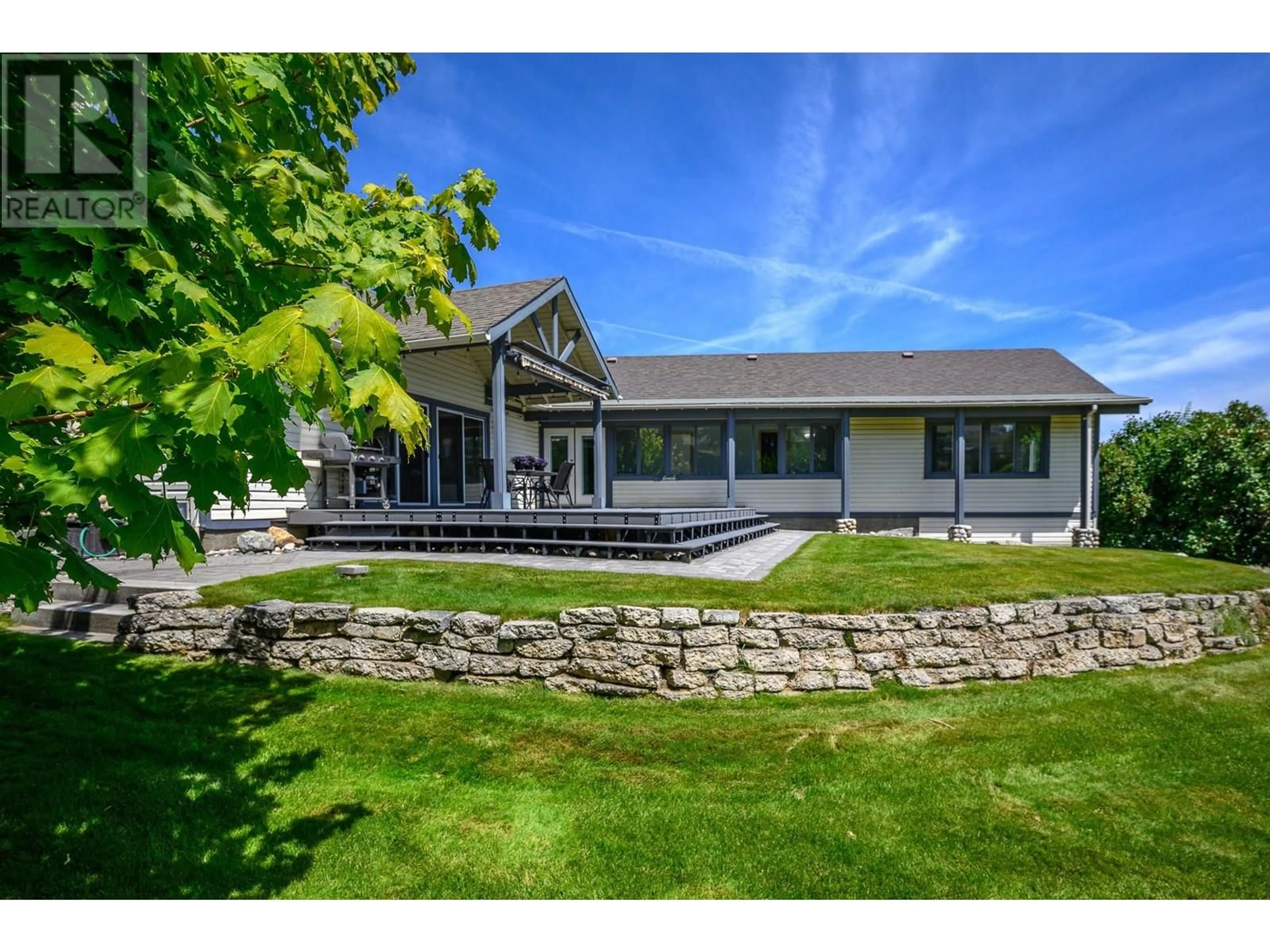 A pic from outside/outdoor area/front of a property/back of a property/a pic from drone, unknown for 13522 WESTKAL ROAD, Coldstream British Columbia V1B1Y5