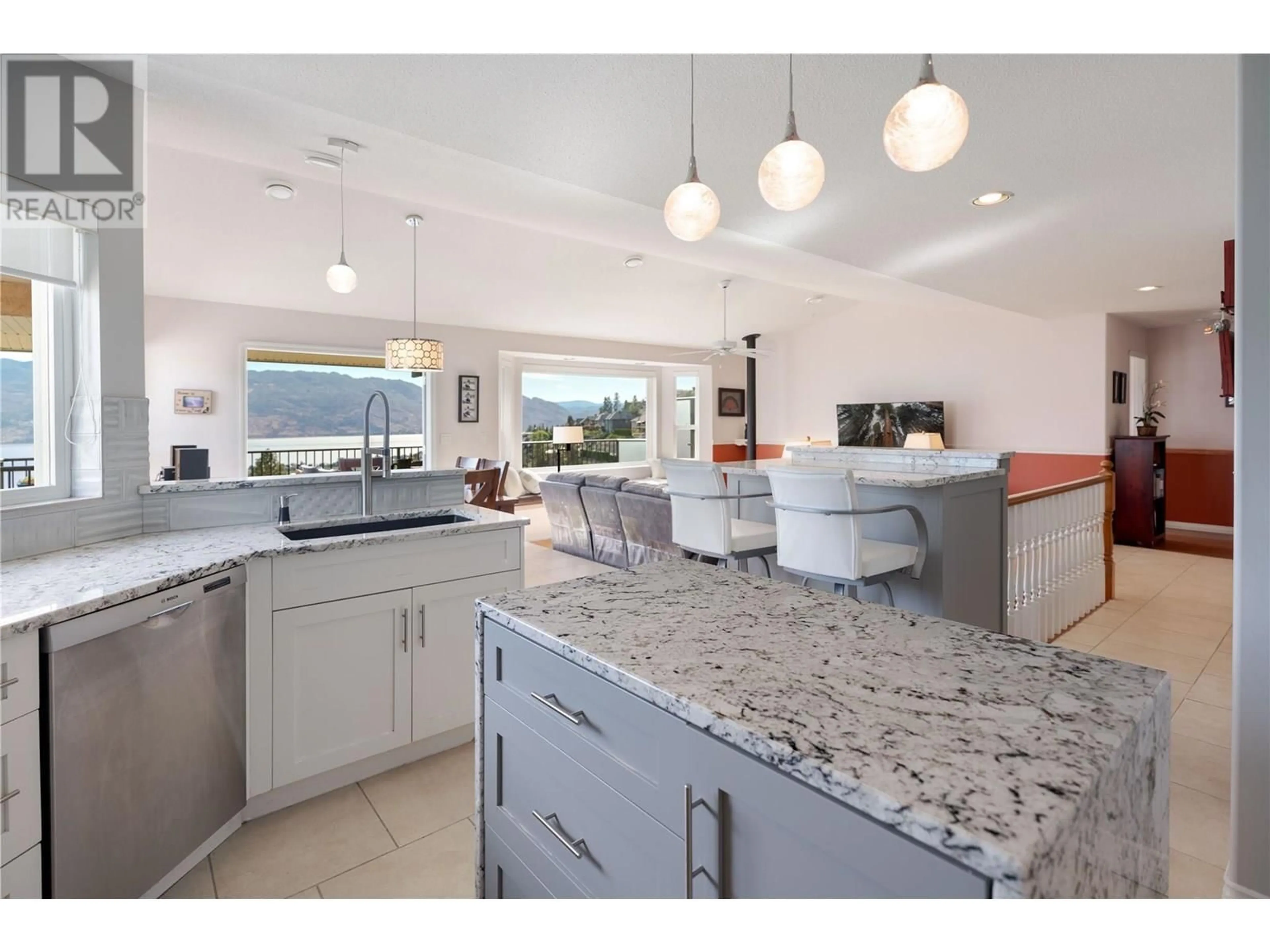Open concept kitchen, ceramic/tile floor for 1431 MENU ROAD, West Kelowna British Columbia V4T2R9