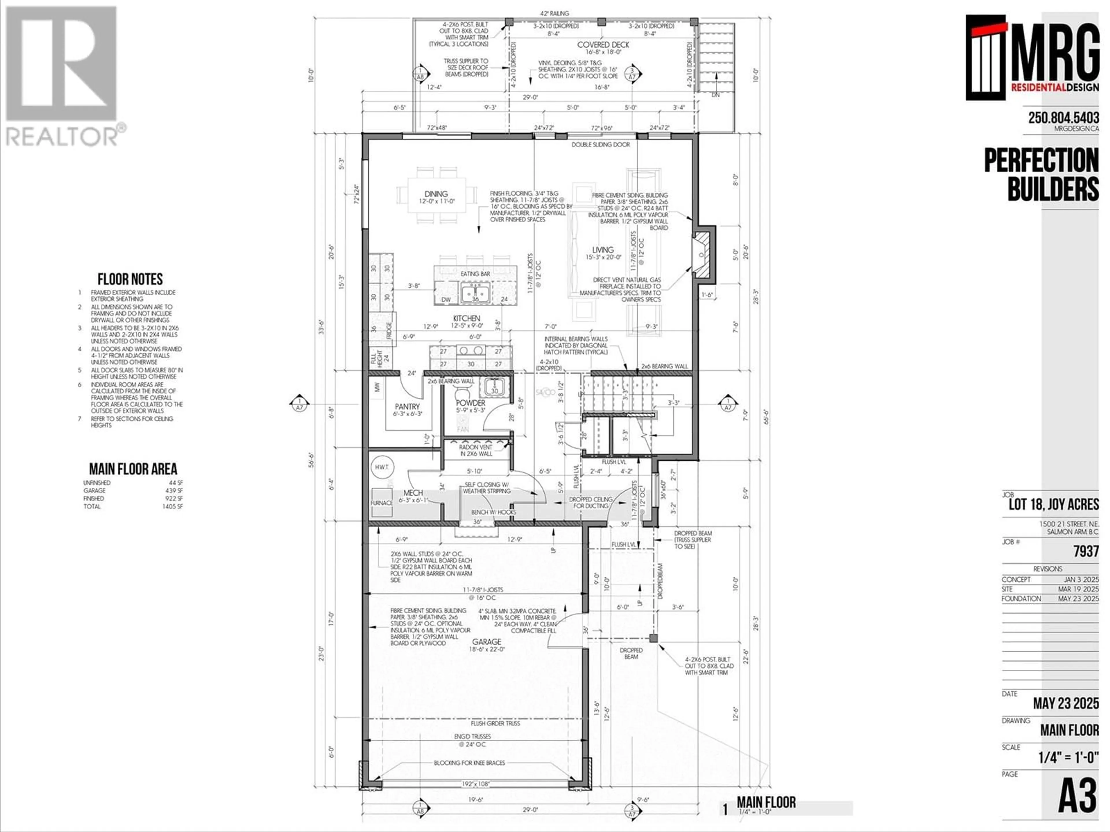 Floor plan for 1500 21 STREET NORTHEAST, Salmon Arm British Columbia V1E0G8