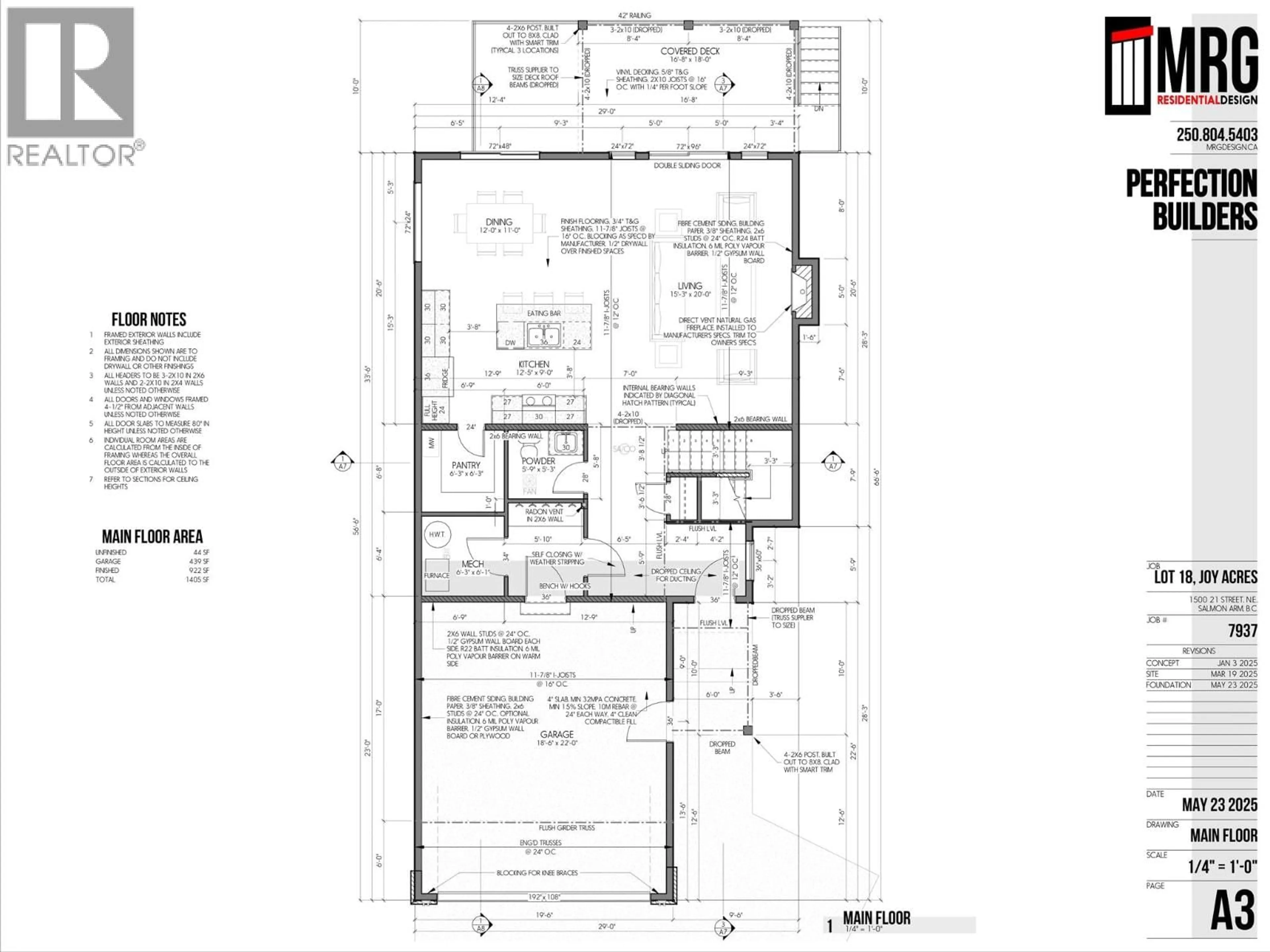 Floor plan for 1500 21 STREET NORTHEAST, Salmon Arm British Columbia V1E0G8