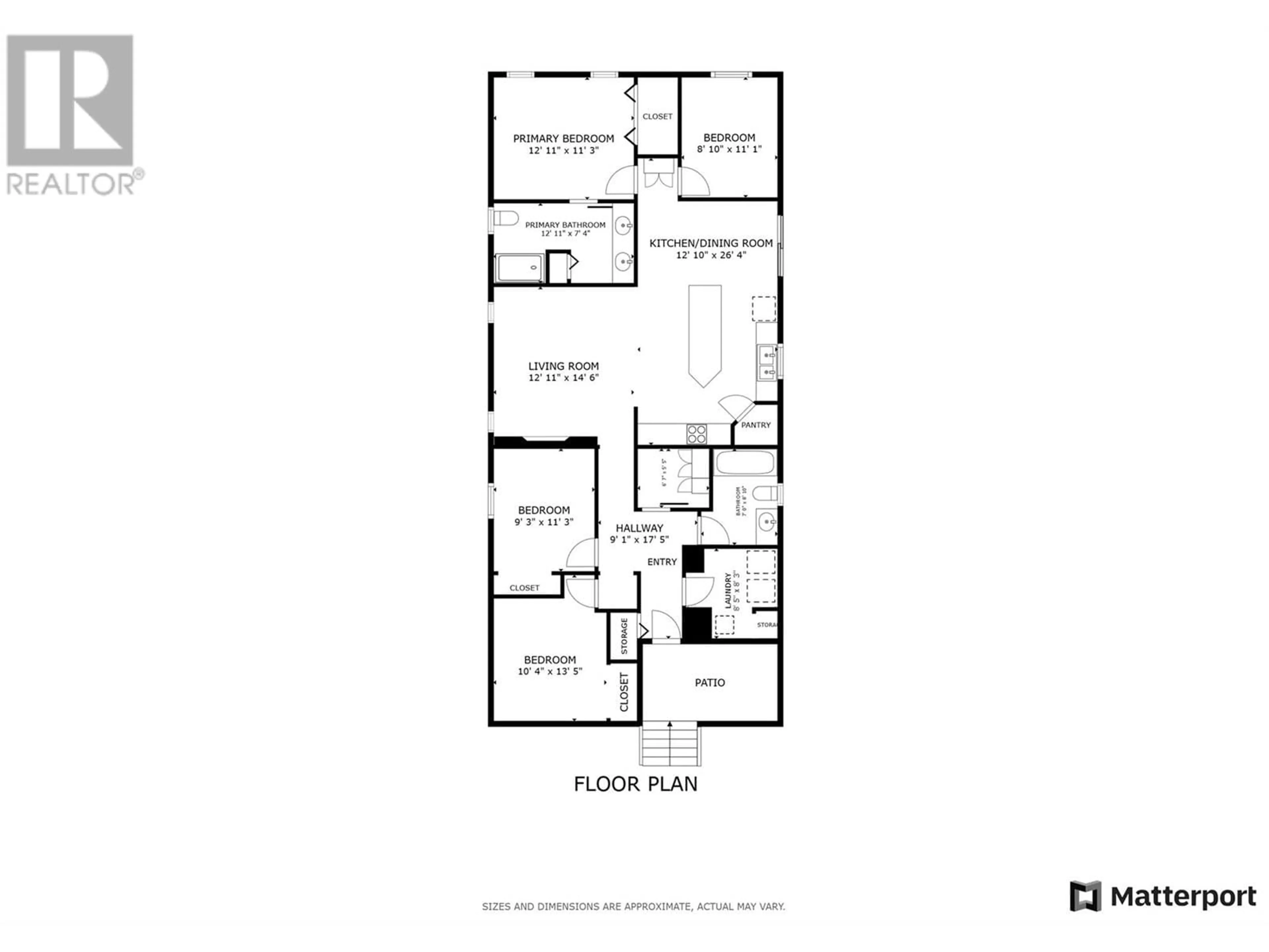 Floor plan for 84 - 1835 NANCEE WAY COURT, West Kelowna British Columbia V1Z4C1