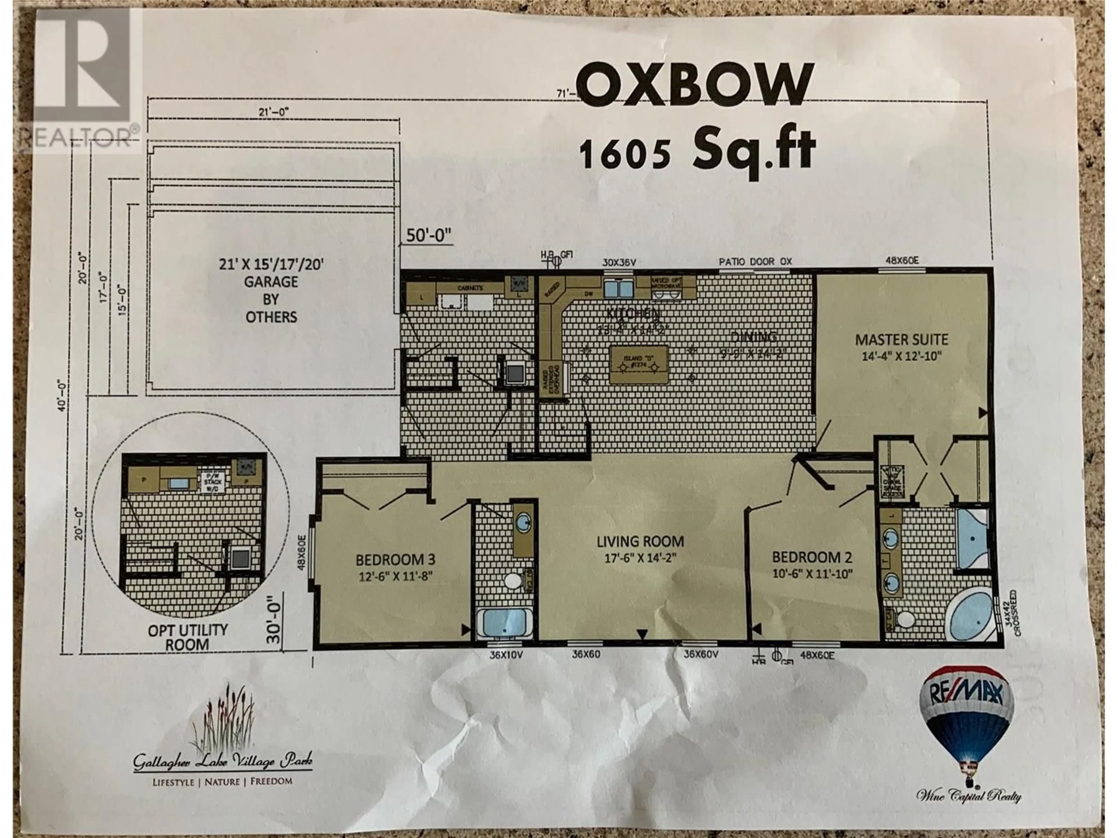 Floor plan for 69 - 8300 GALLAGHER LK FRONTAGE ROAD, Oliver British Columbia V0H1T2
