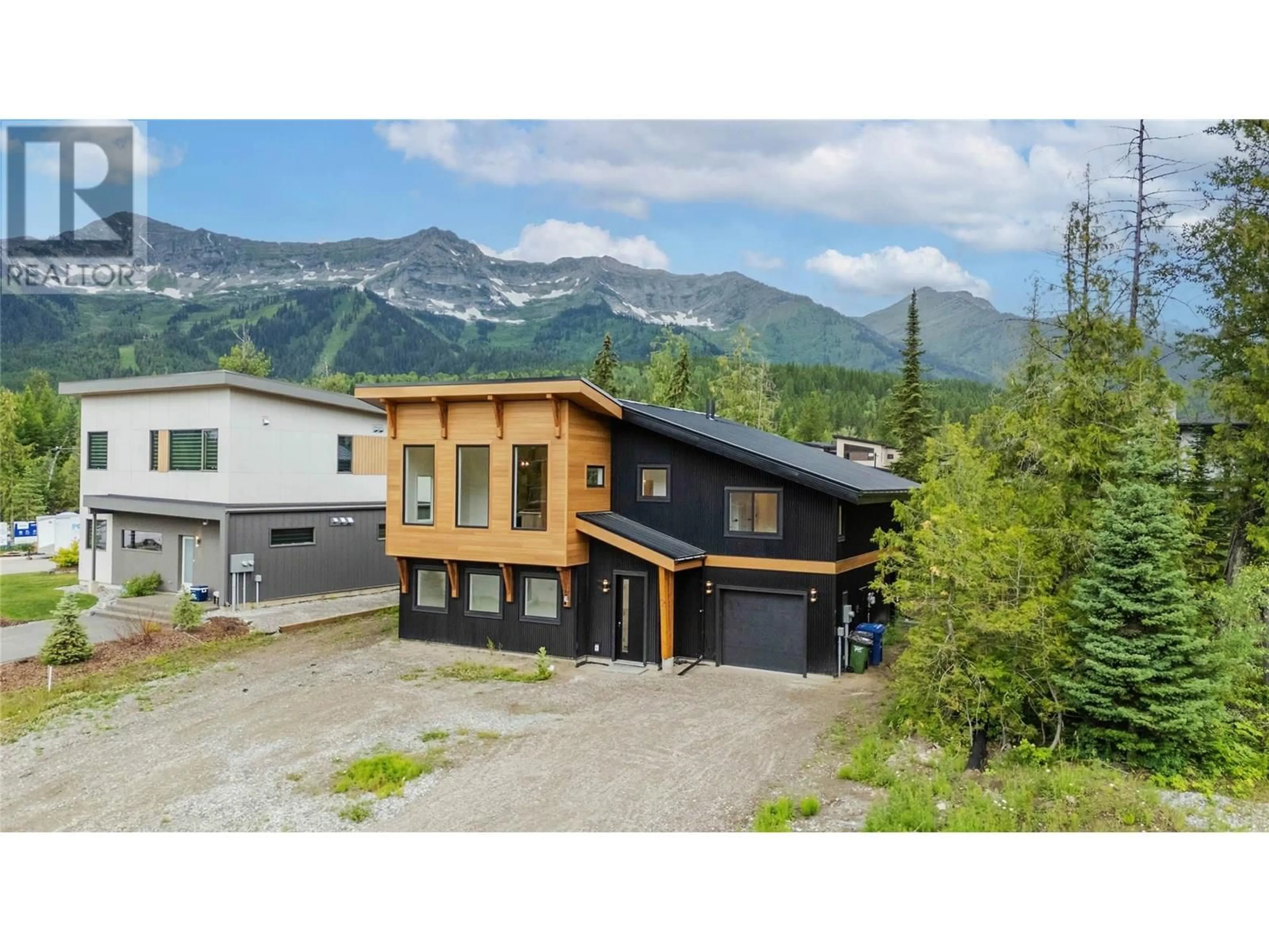 A pic from outside/outdoor area/front of a property/back of a property/a pic from drone, mountain view for 2 HUCKLEBERRY PLACE, Fernie British Columbia V0B1M1