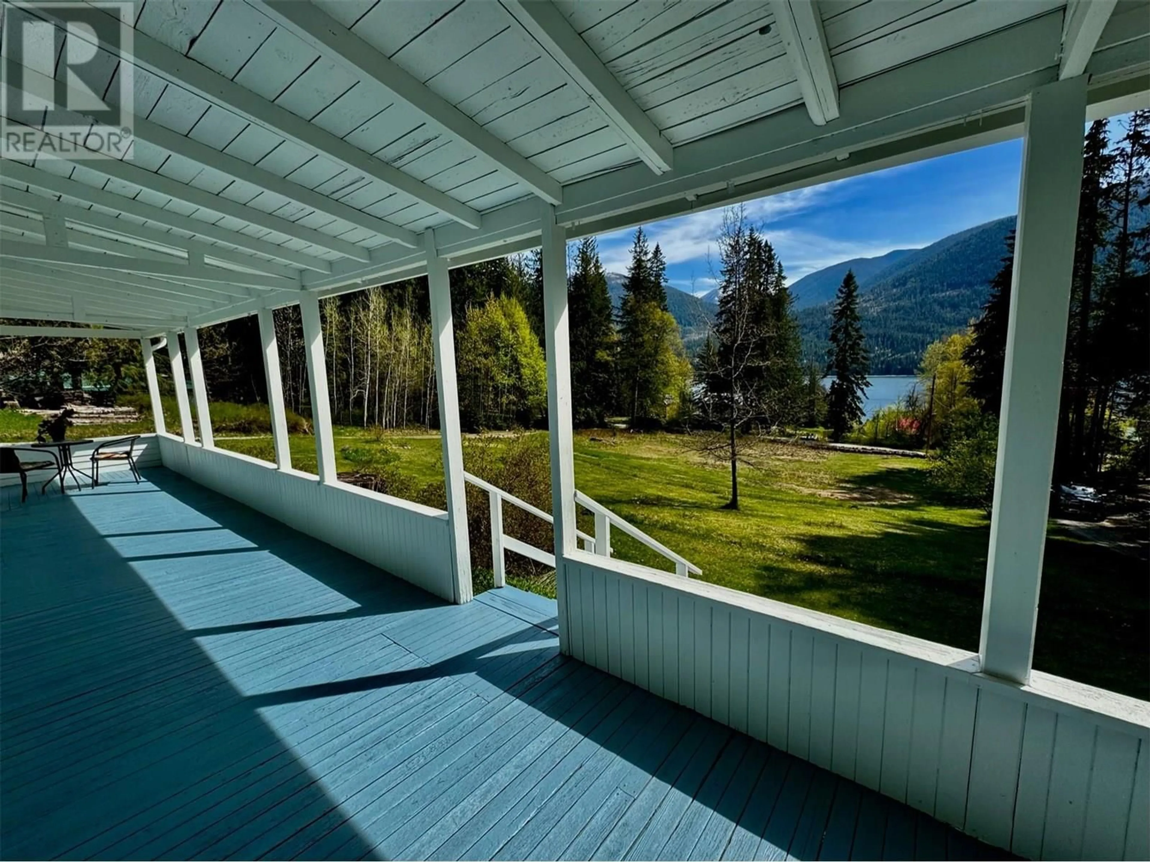 Patio, mountain view for 5759 LONGBEACH ROAD, Nelson British Columbia V1L6P2