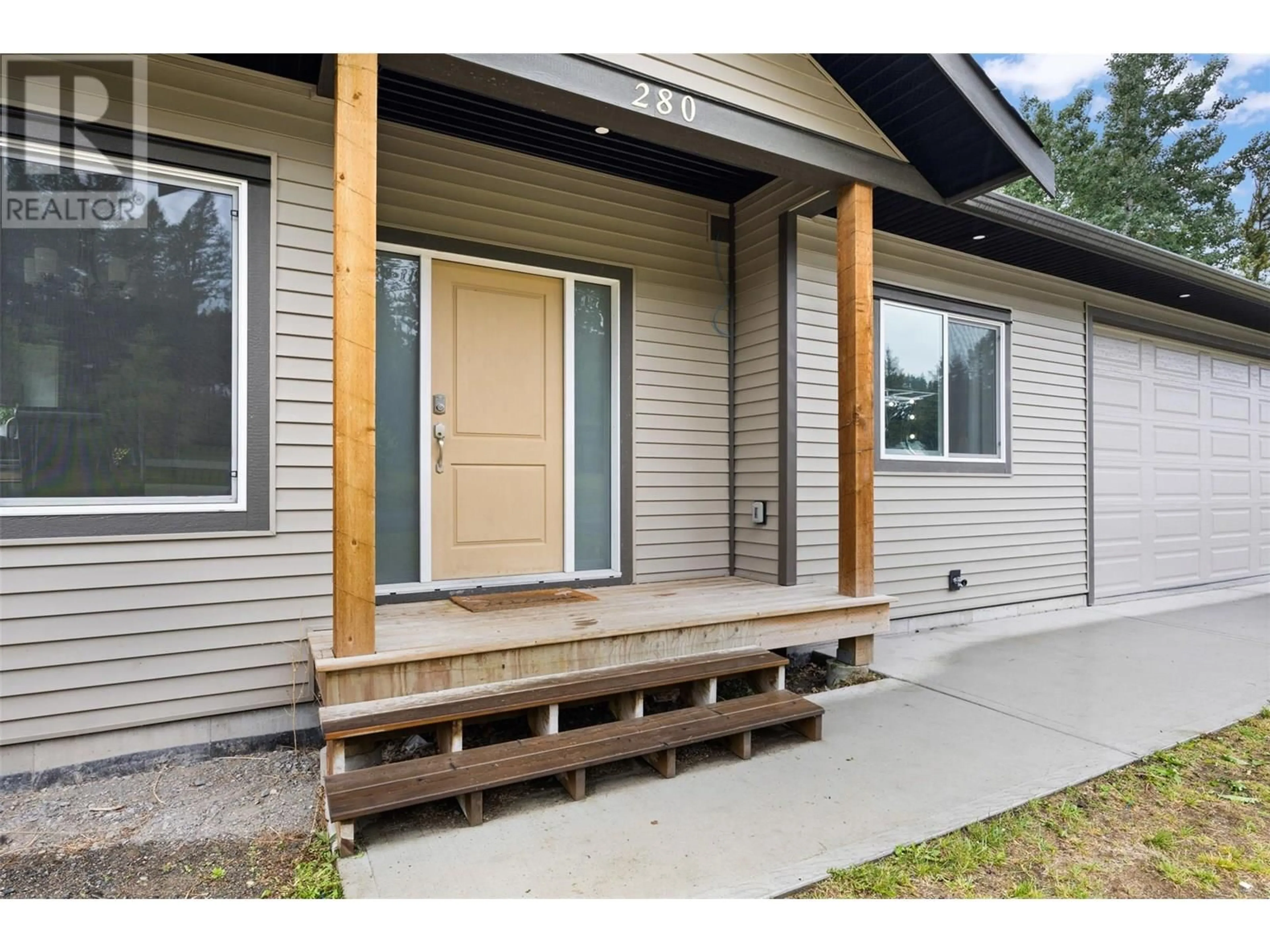 Home with vinyl exterior material, street for 280 JASPER DRIVE, Logan Lake British Columbia V0K1W0