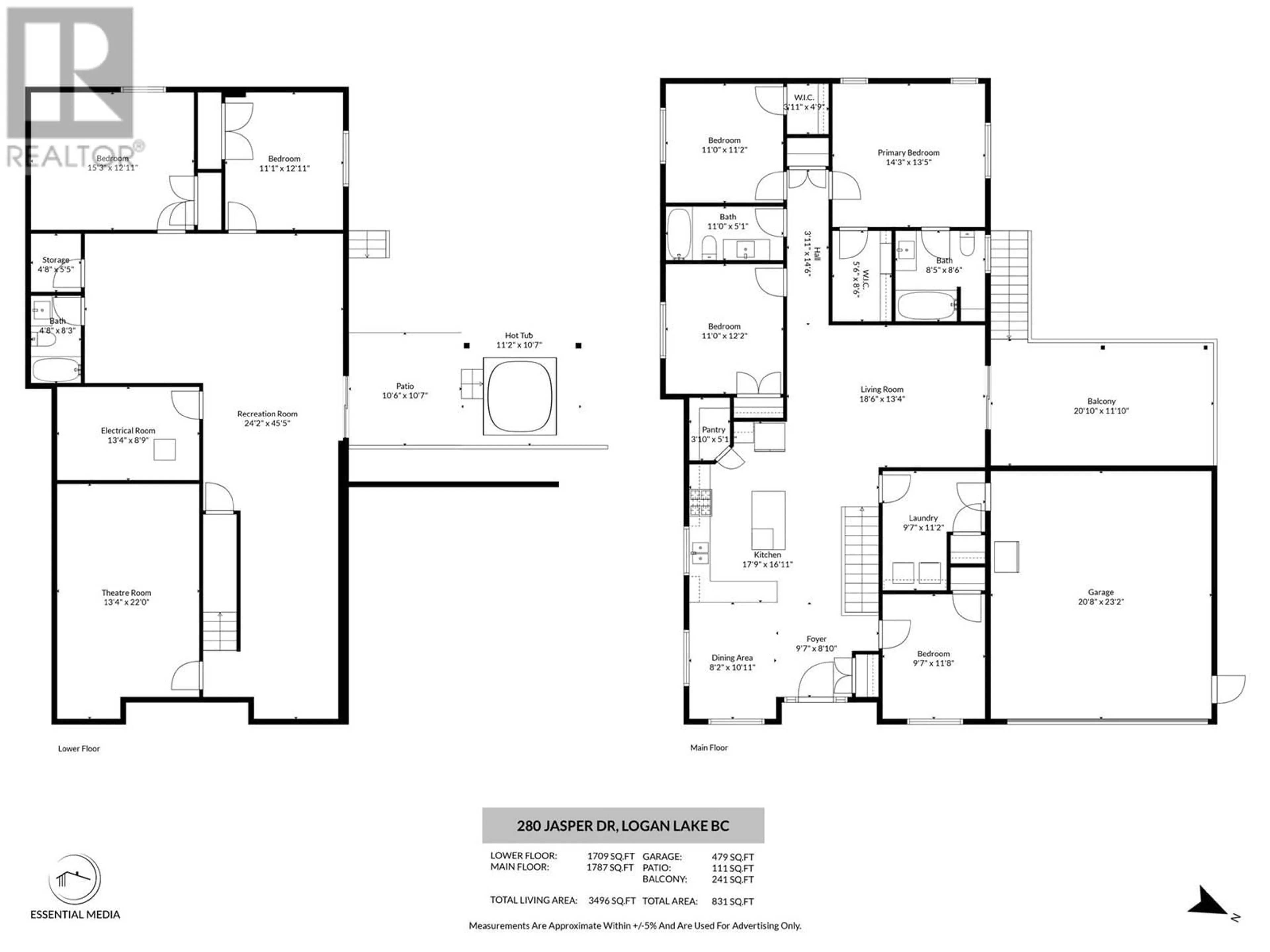 Floor plan for 280 JASPER DRIVE, Logan Lake British Columbia V0K1W0