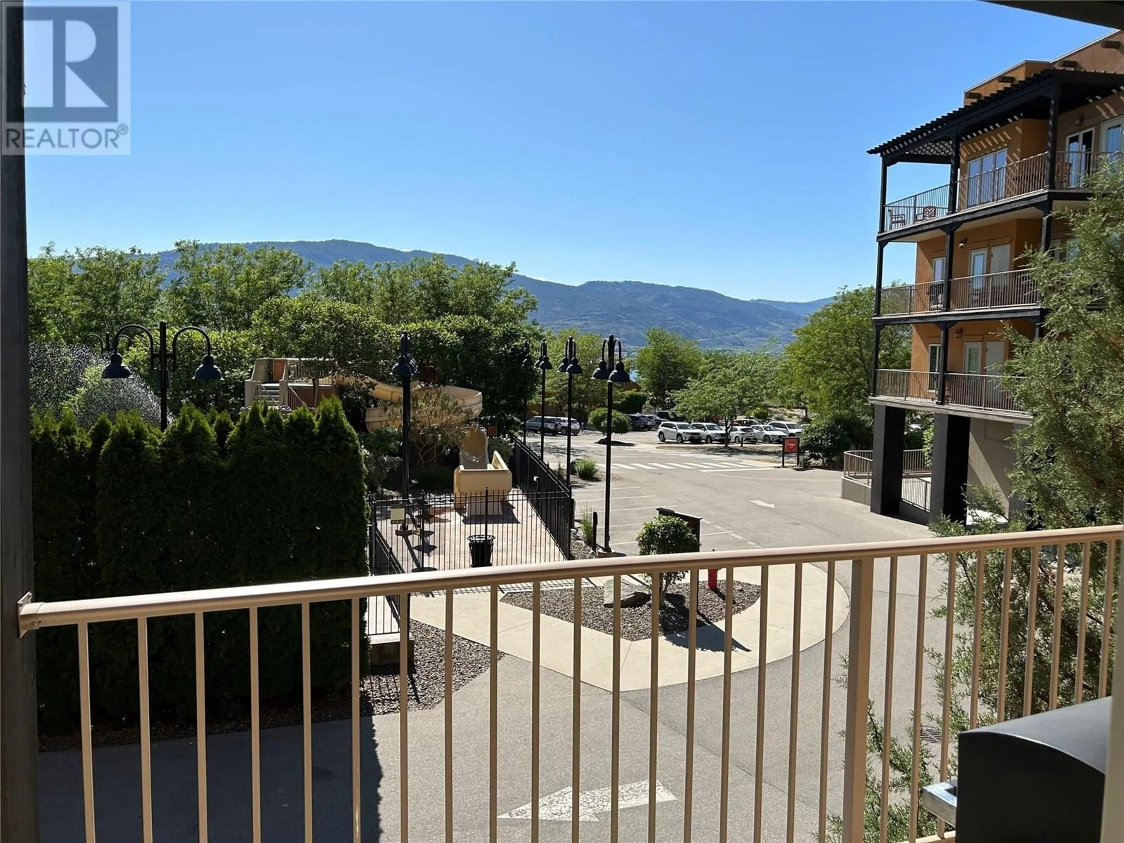 Balcony in the apartment, mountain view for 131C - 1200 RANCHER CREEK ROAD, Osoyoos British Columbia V0H1V6