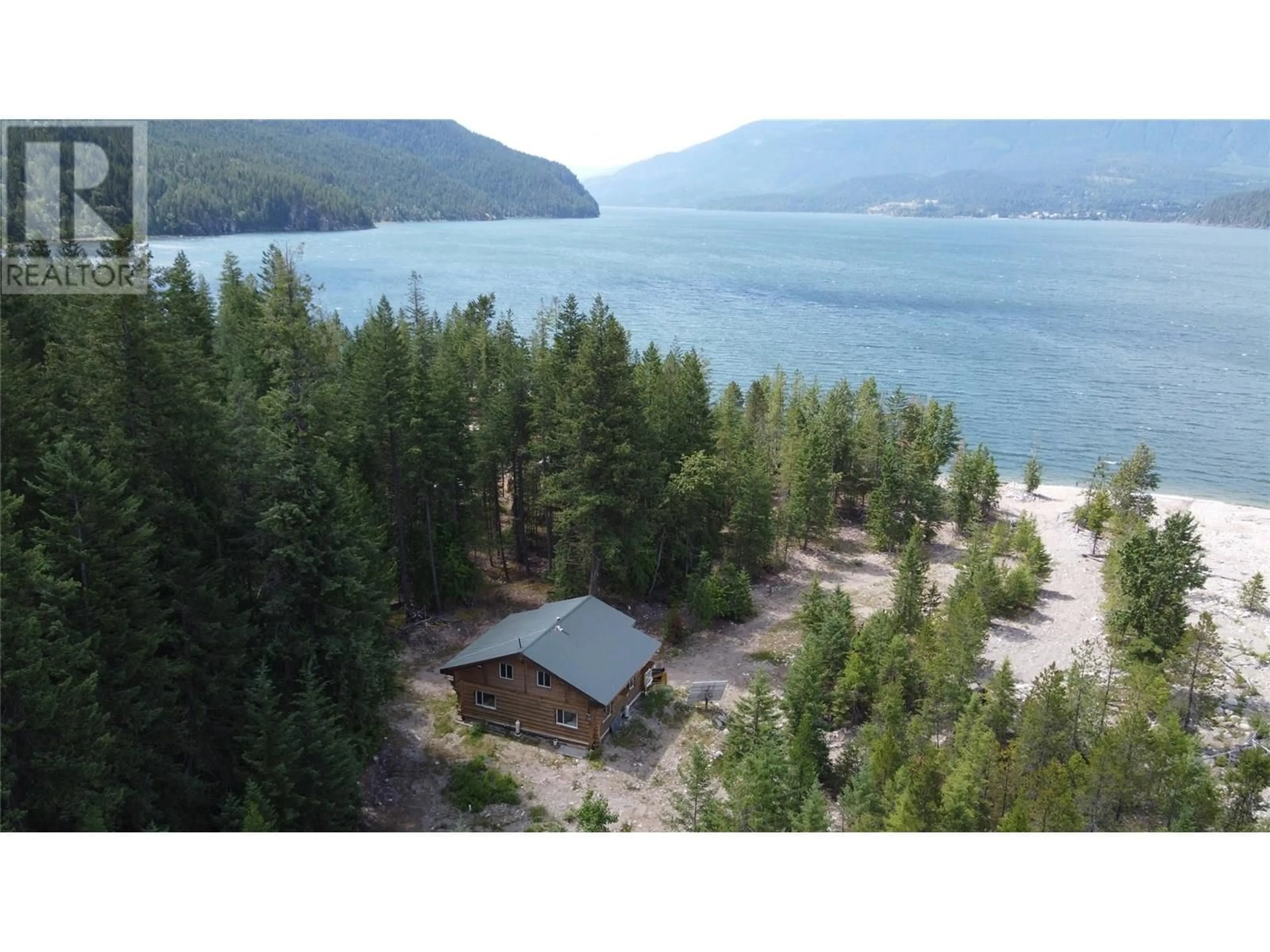 A pic from outside/outdoor area/front of a property/back of a property/a pic from drone, water/lake/river/ocean view for 7733 CAMPBELL CREEK ROAD, Kaslo British Columbia V0G1M0
