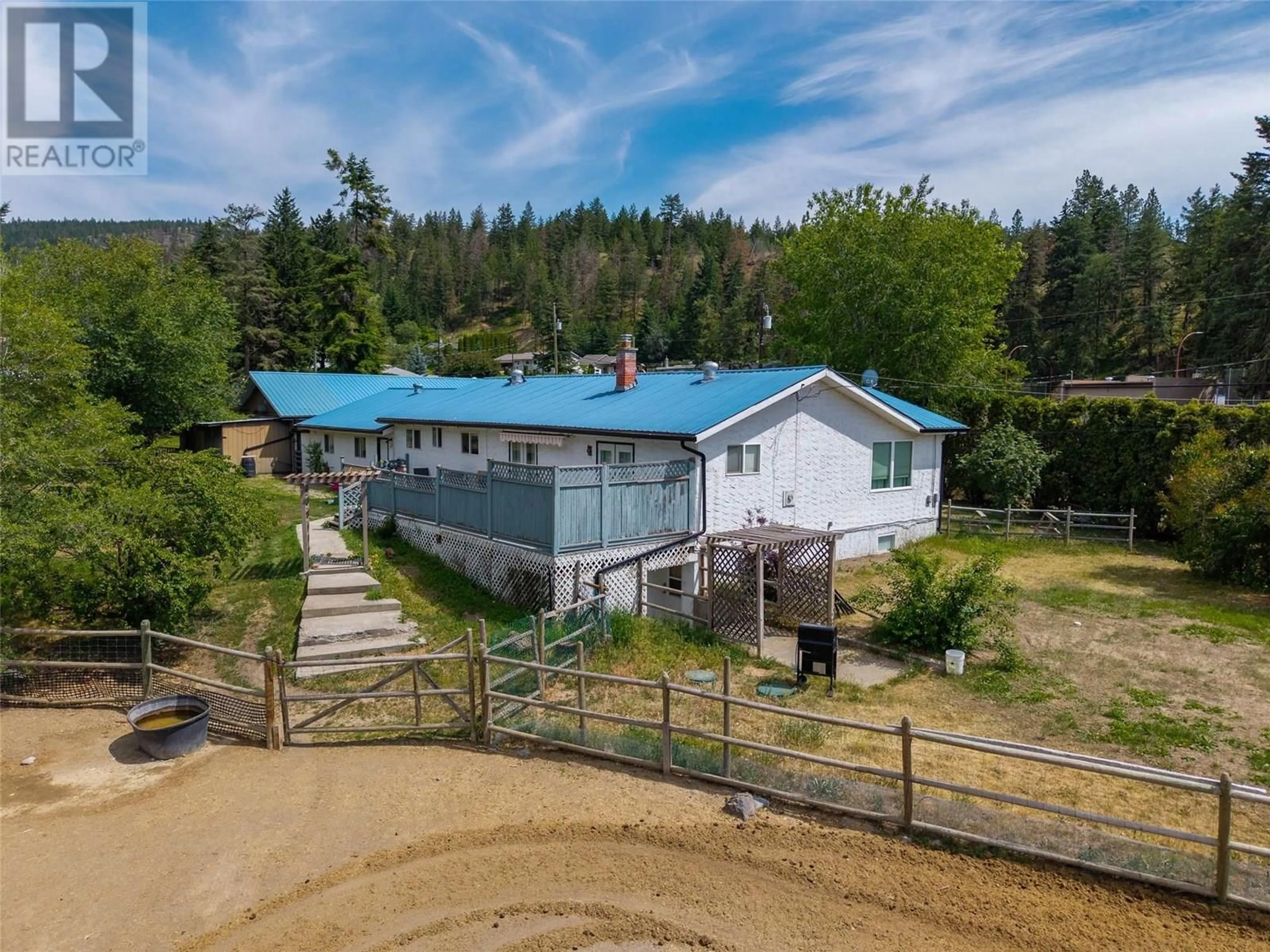 A pic from outside/outdoor area/front of a property/back of a property/a pic from drone, unknown for 590 LISTER ROAD, Kamloops British Columbia V2H0B8