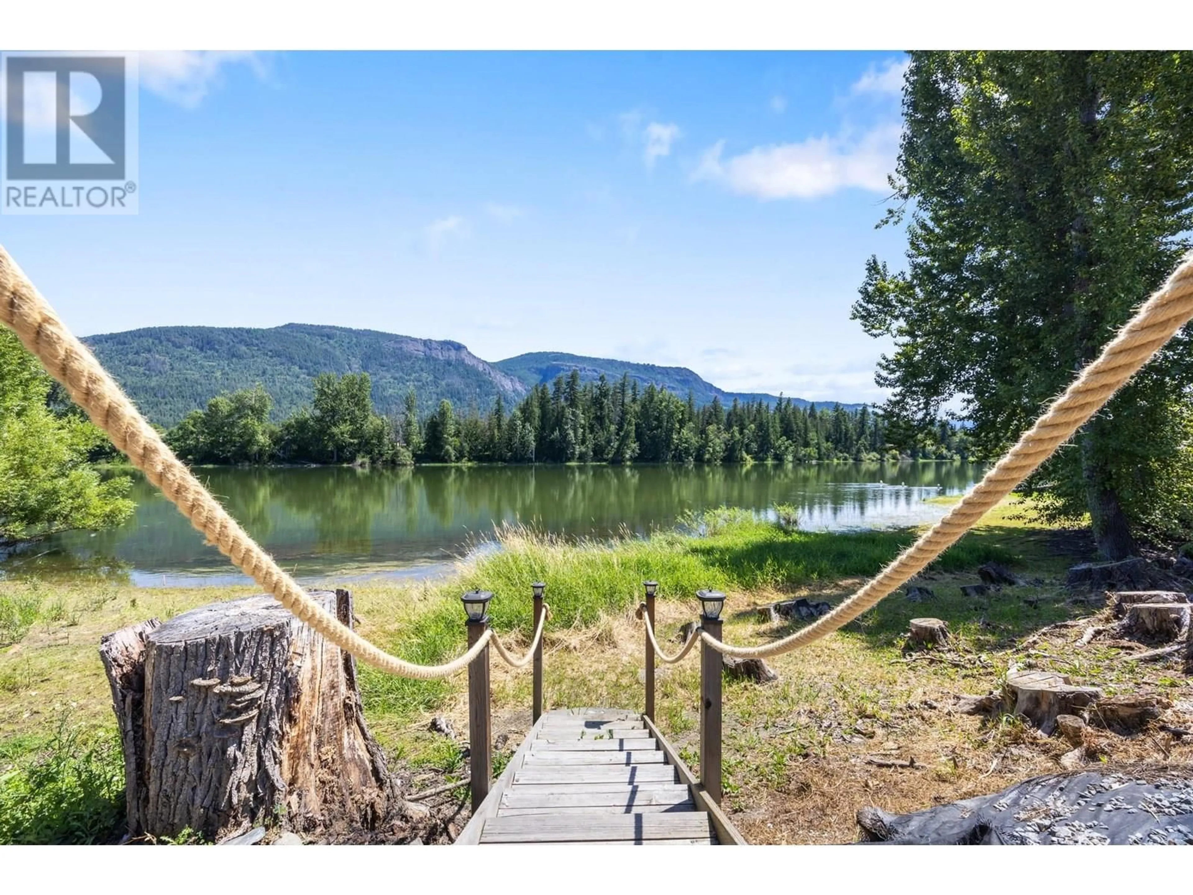 Patio, water/lake/river/ocean view for 142 CARLIN STREET, Grindrod British Columbia V0E1Y0