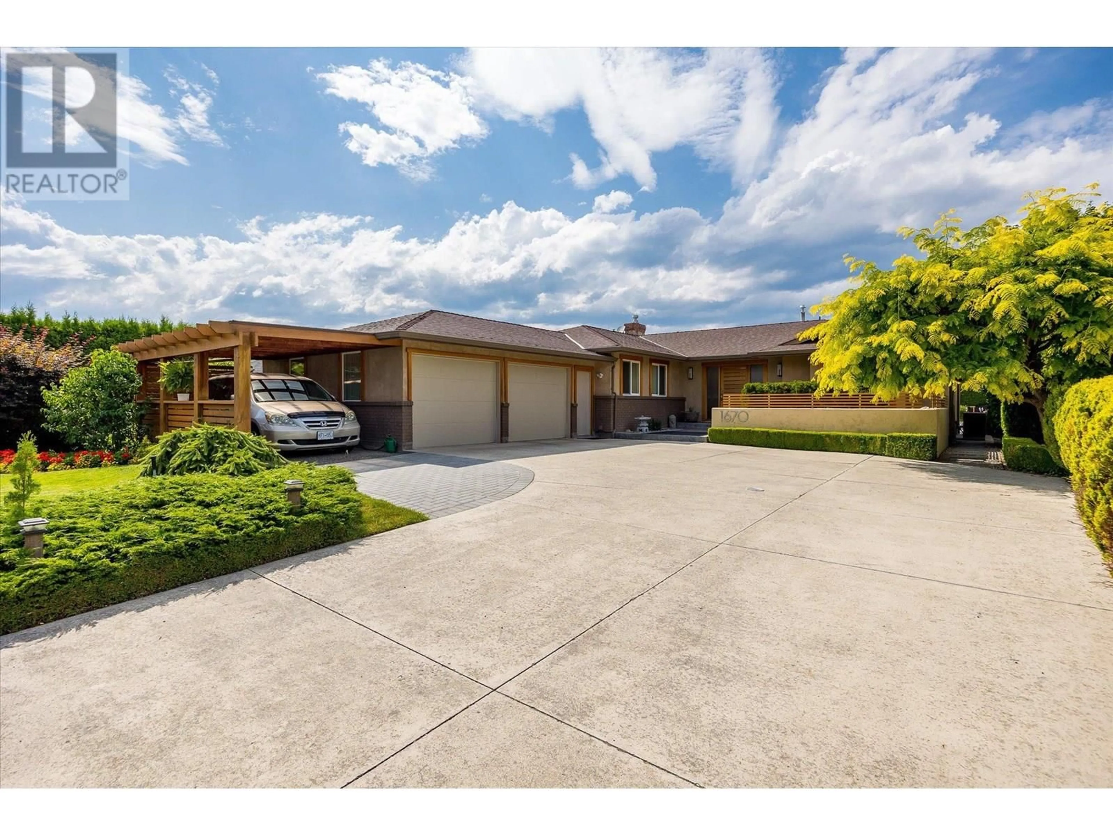 A pic from outside/outdoor area/front of a property/back of a property/a pic from drone, street for 1670 PRITCHARD DRIVE, West Kelowna British Columbia V4T1X5