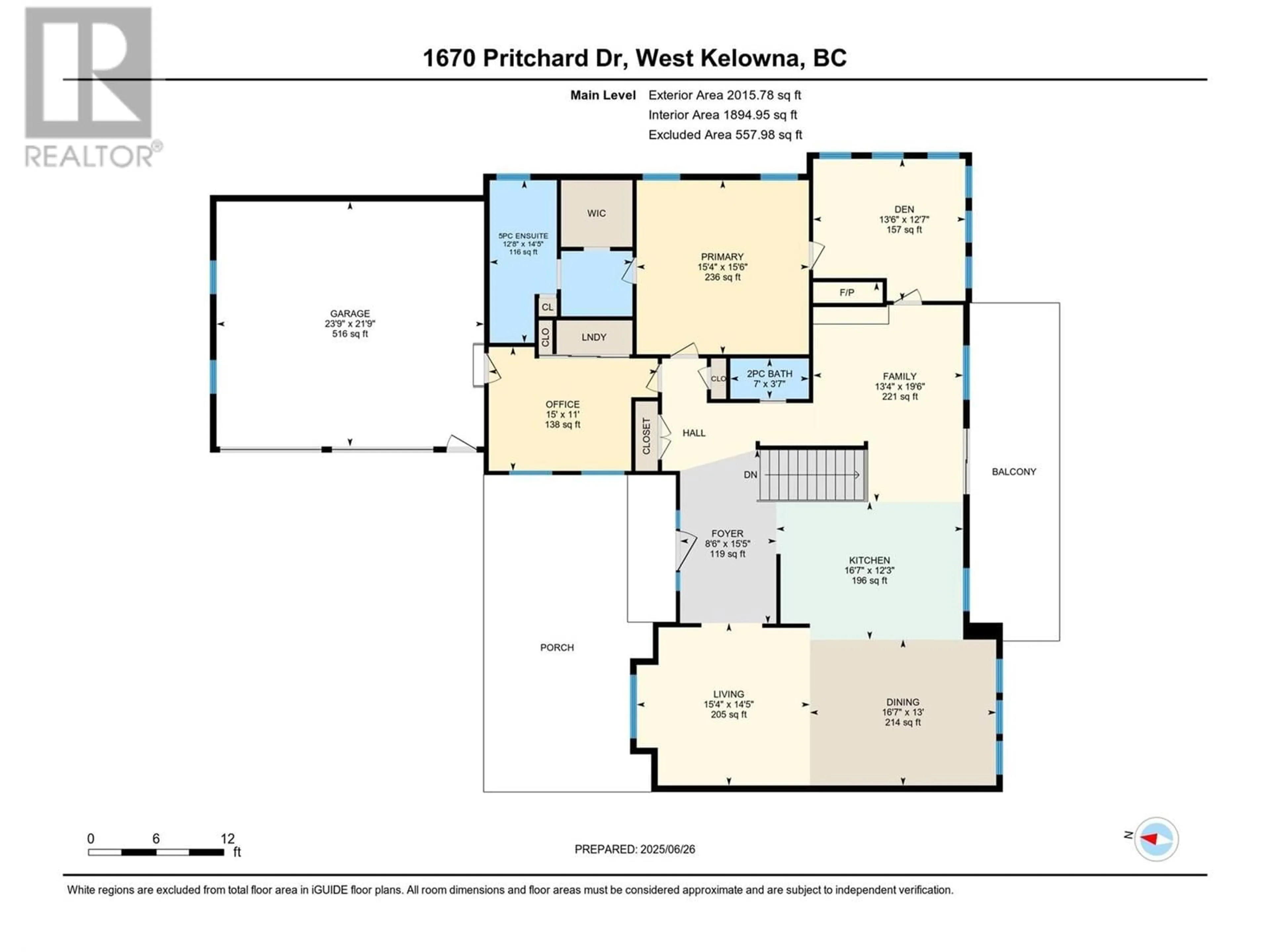 Floor plan for 1670 PRITCHARD DRIVE, West Kelowna British Columbia V4T1X5
