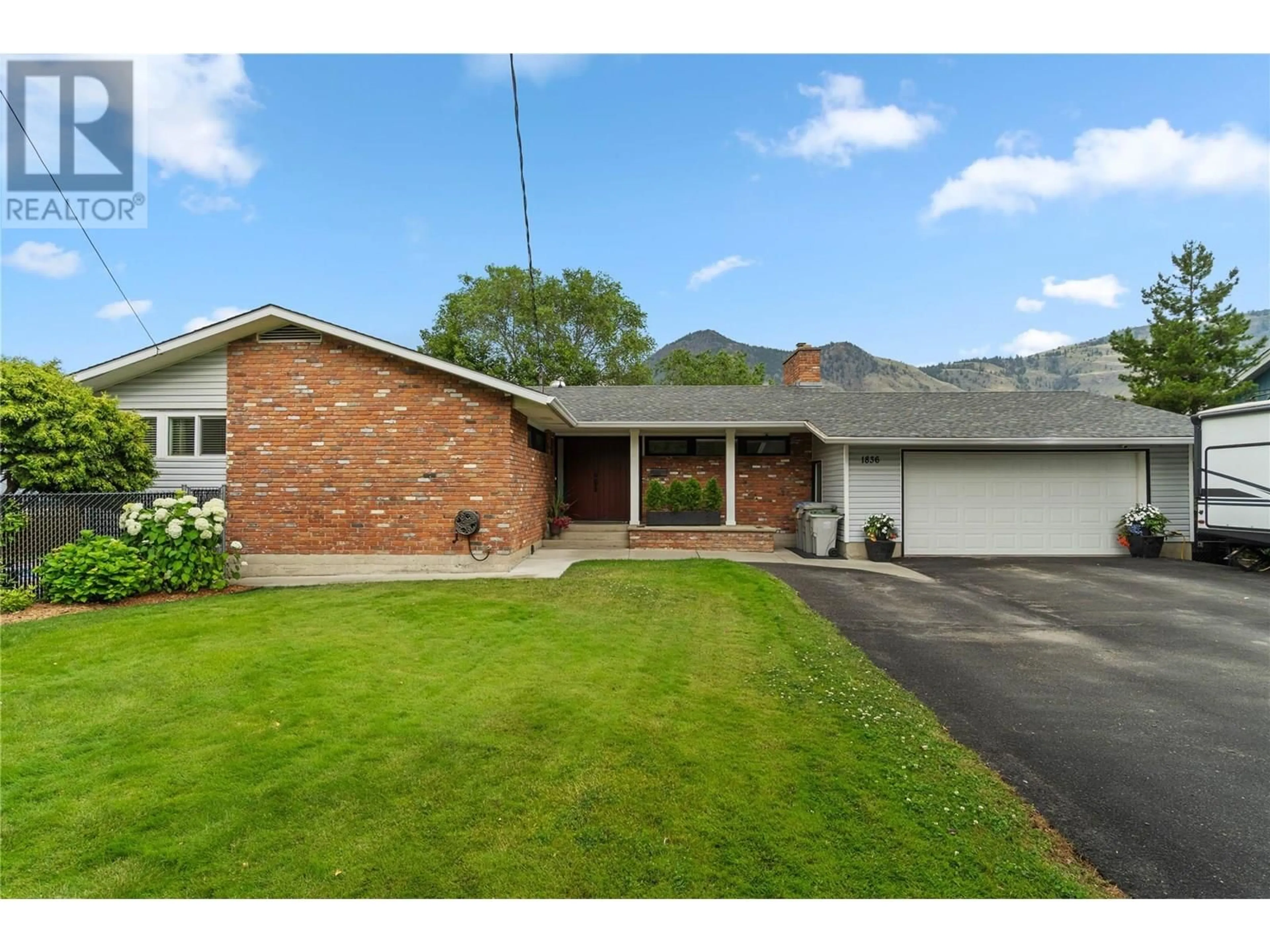 Home with brick exterior material, street for 1836 RUSSET WYND, Kamloops British Columbia V2C4N5