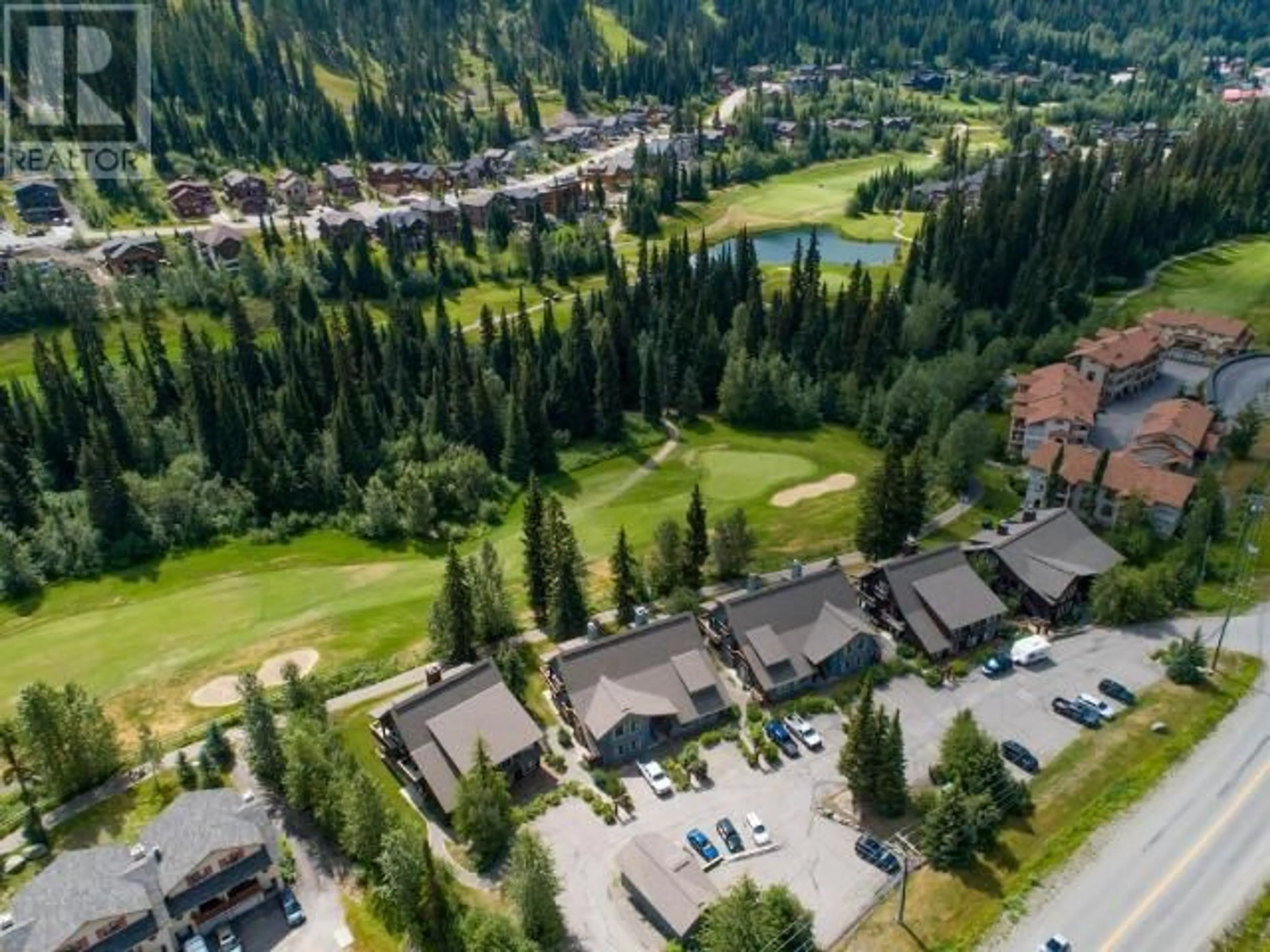 A pic from outside/outdoor area/front of a property/back of a property/a pic from drone, mountain view for 15 - 2140 SUN PEAKS ROAD, Sun Peaks British Columbia V0E5N0