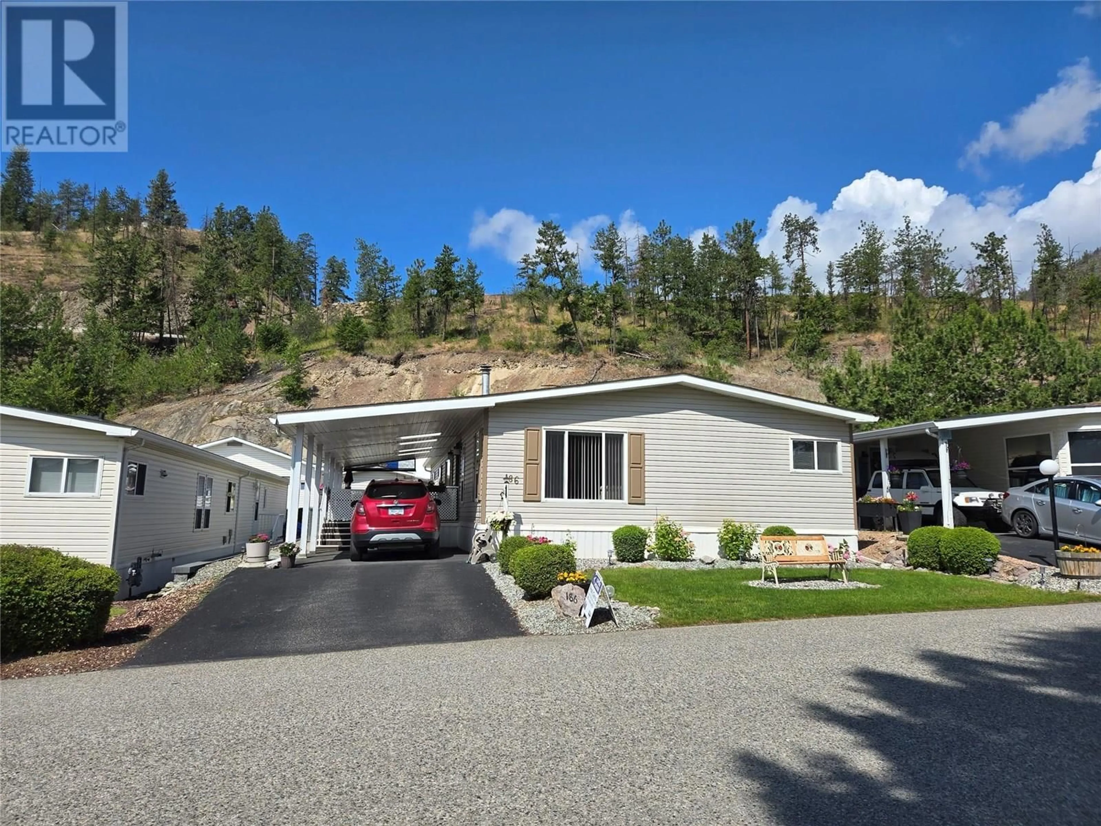 Home with vinyl exterior material, mountain view for 186 - 1850 SHANNON LAKE ROAD, West Kelowna British Columbia V4T1L4