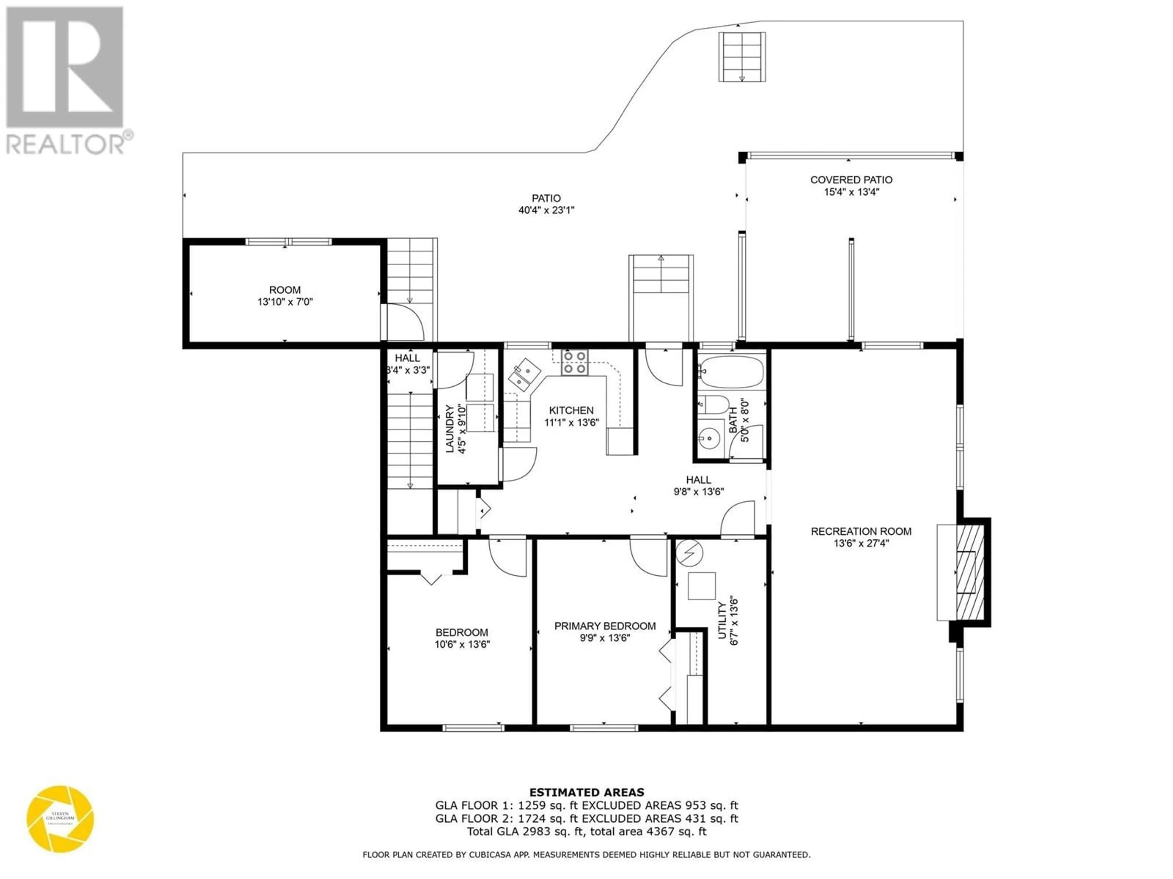 Floor plan for 2875 BANK ROAD, Kamloops British Columbia V2B6V5