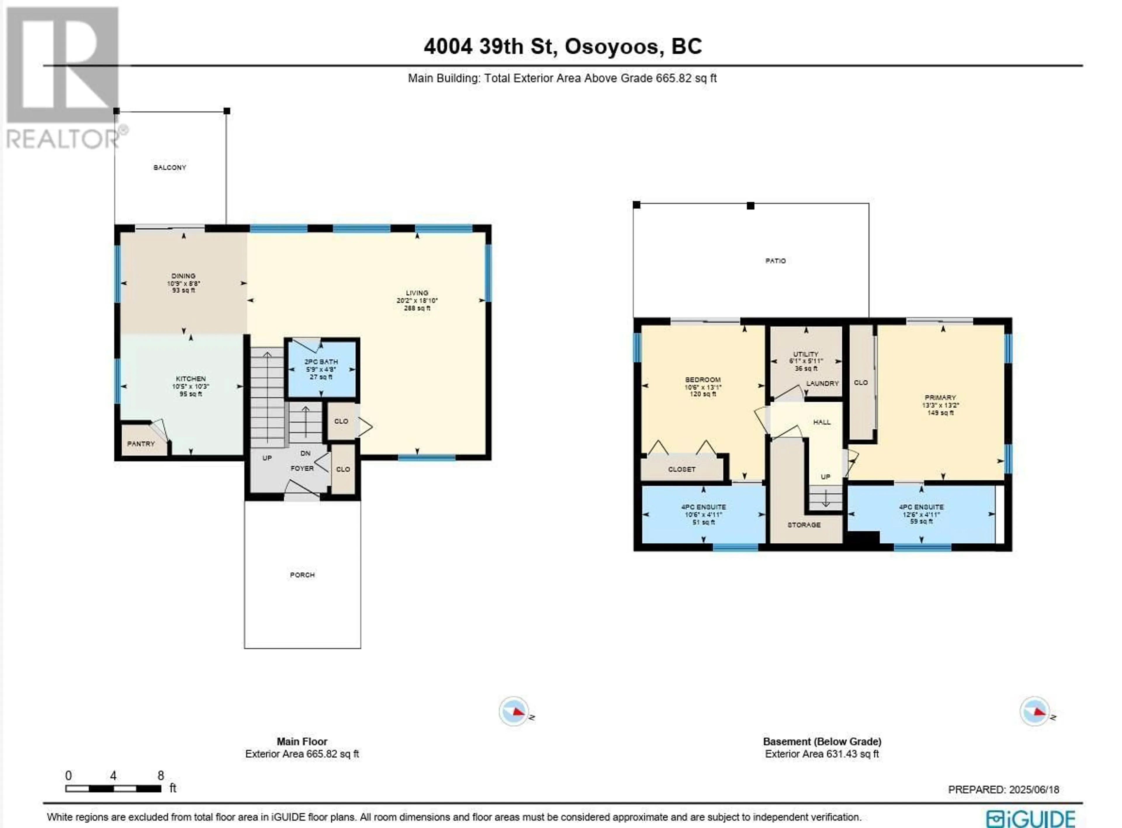 Floor plan for 4004 39TH STREET, Osoyoos British Columbia V0H1V6