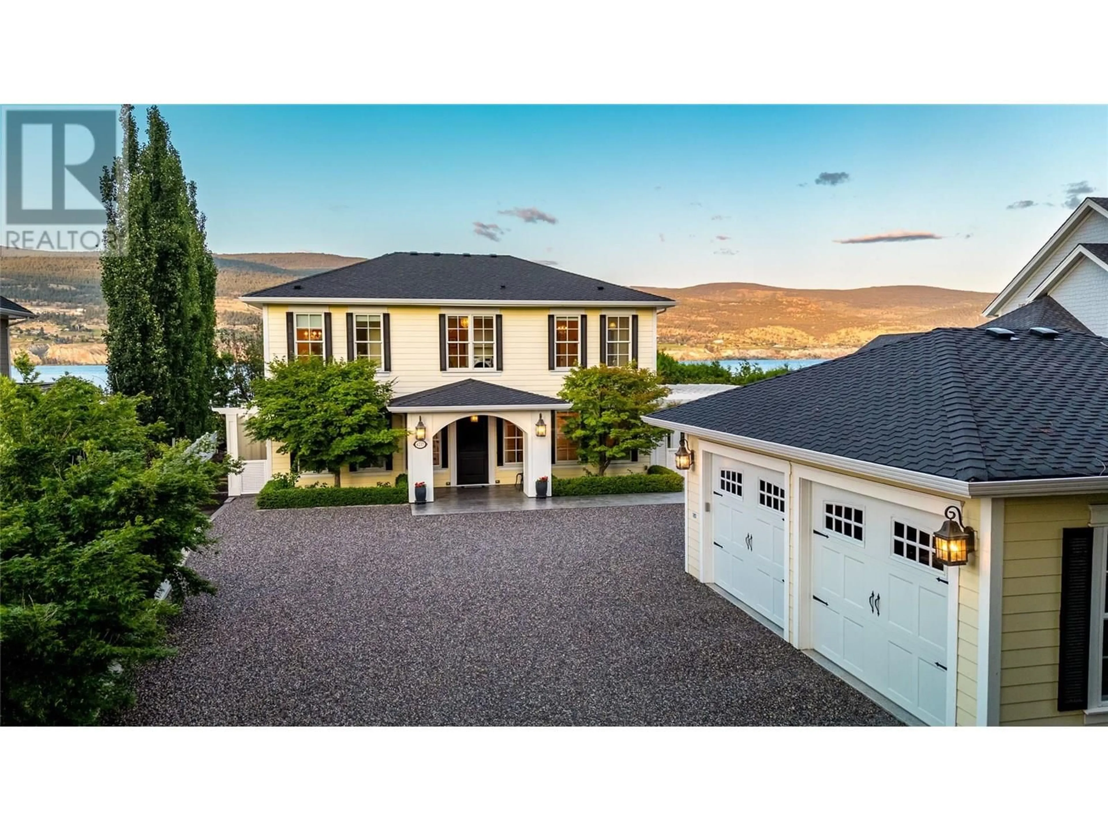 A pic from outside/outdoor area/front of a property/back of a property/a pic from drone, mountain view for 4217 WILLIAMS AVENUE, Summerland British Columbia V0H1Z0