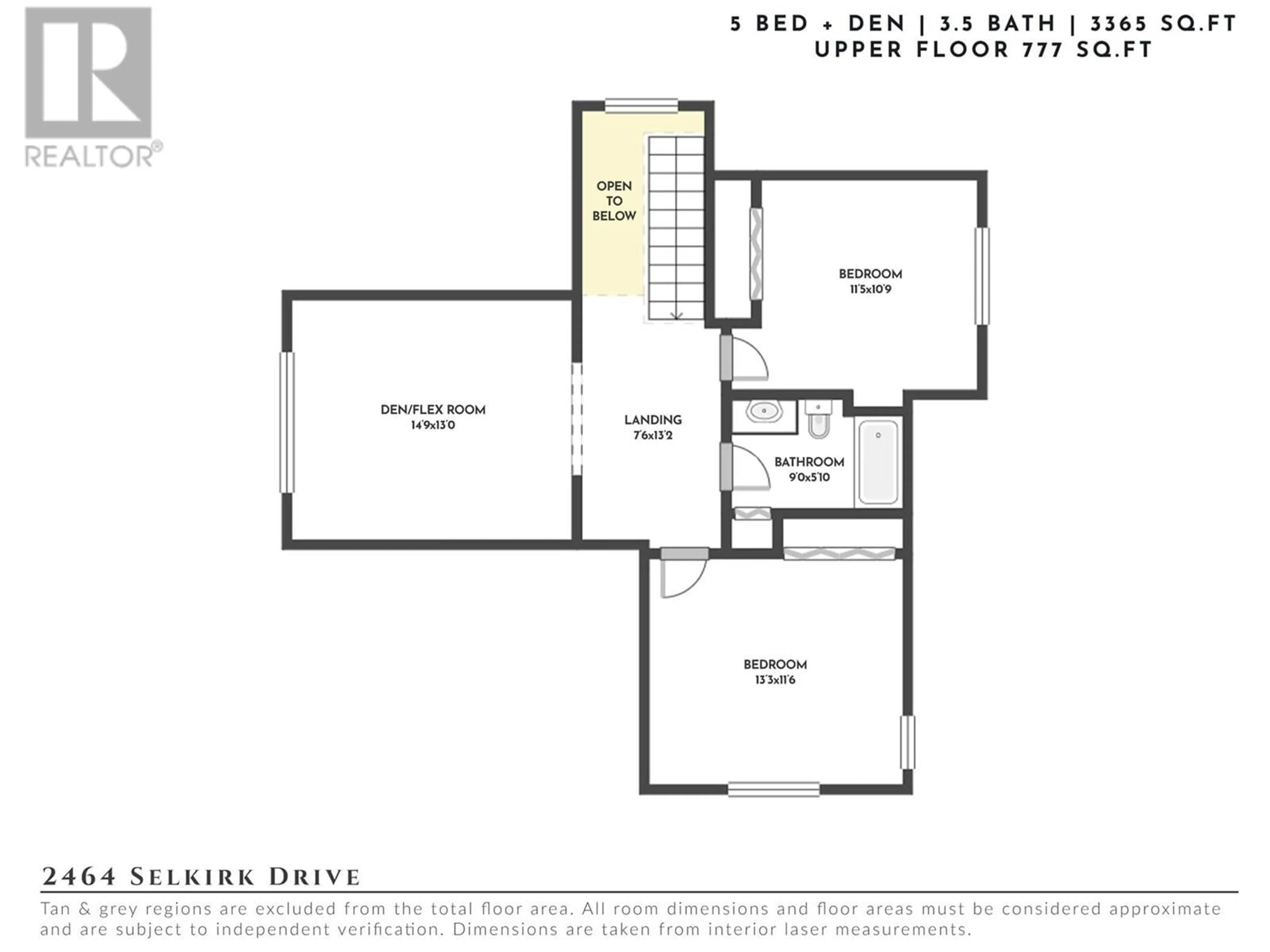 Floor plan for 2464 SELKIRK DRIVE, Kelowna British Columbia V1V2R7
