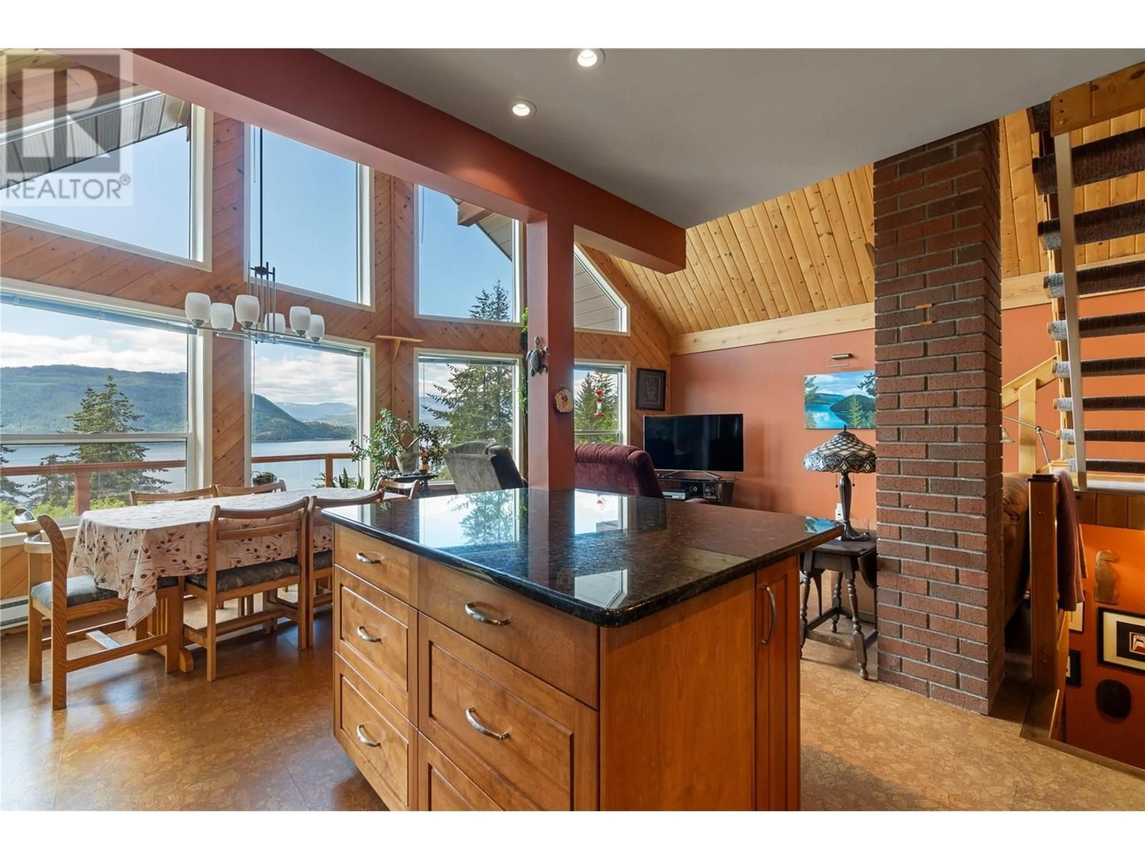 Open concept kitchen, unknown for 5261 HLINA ROAD, Celista British Columbia V0E1M6