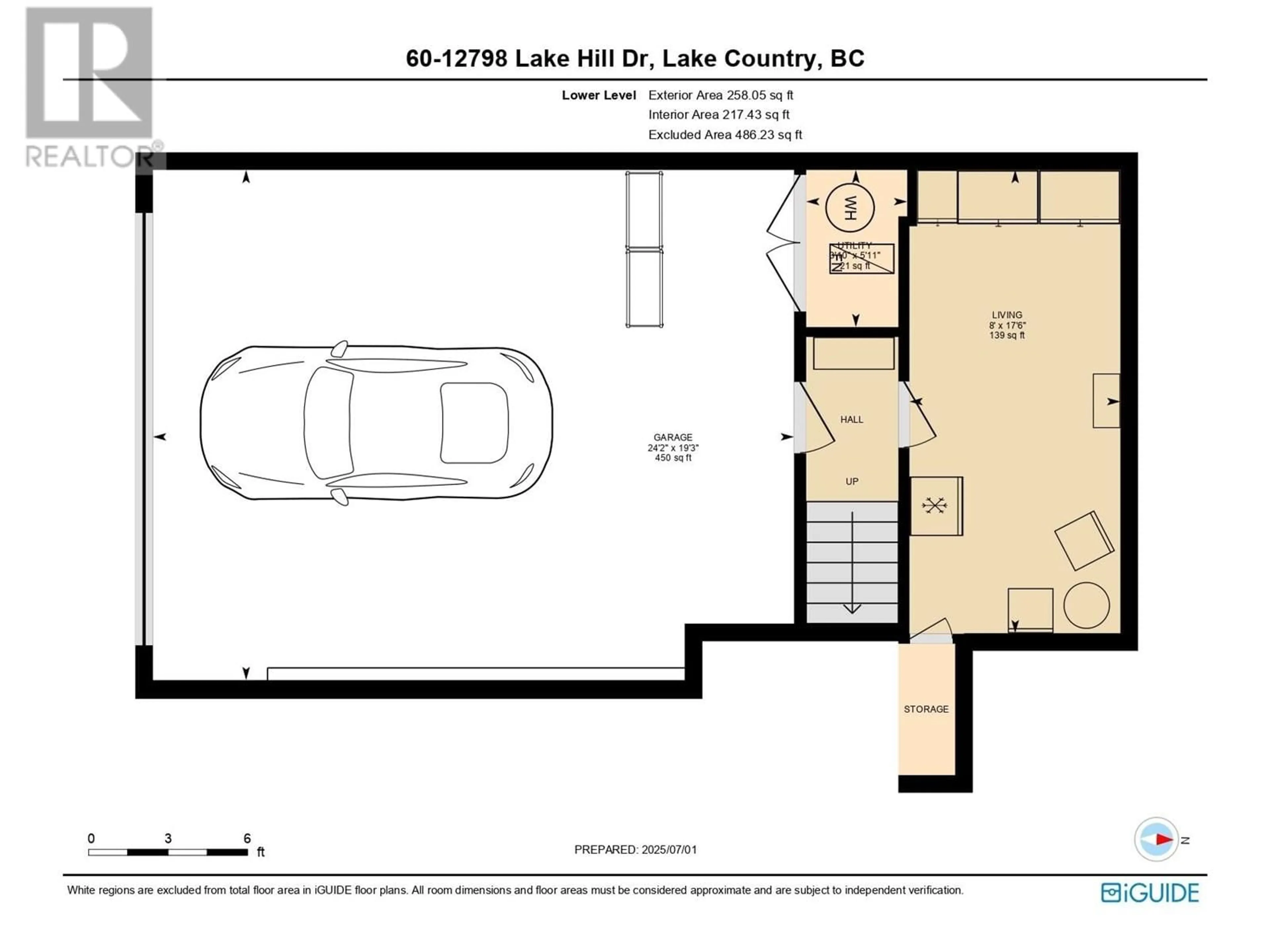 Floor plan for 60 - 12798 LAKE HILL DRIVE, Lake Country British Columbia V4V2W5