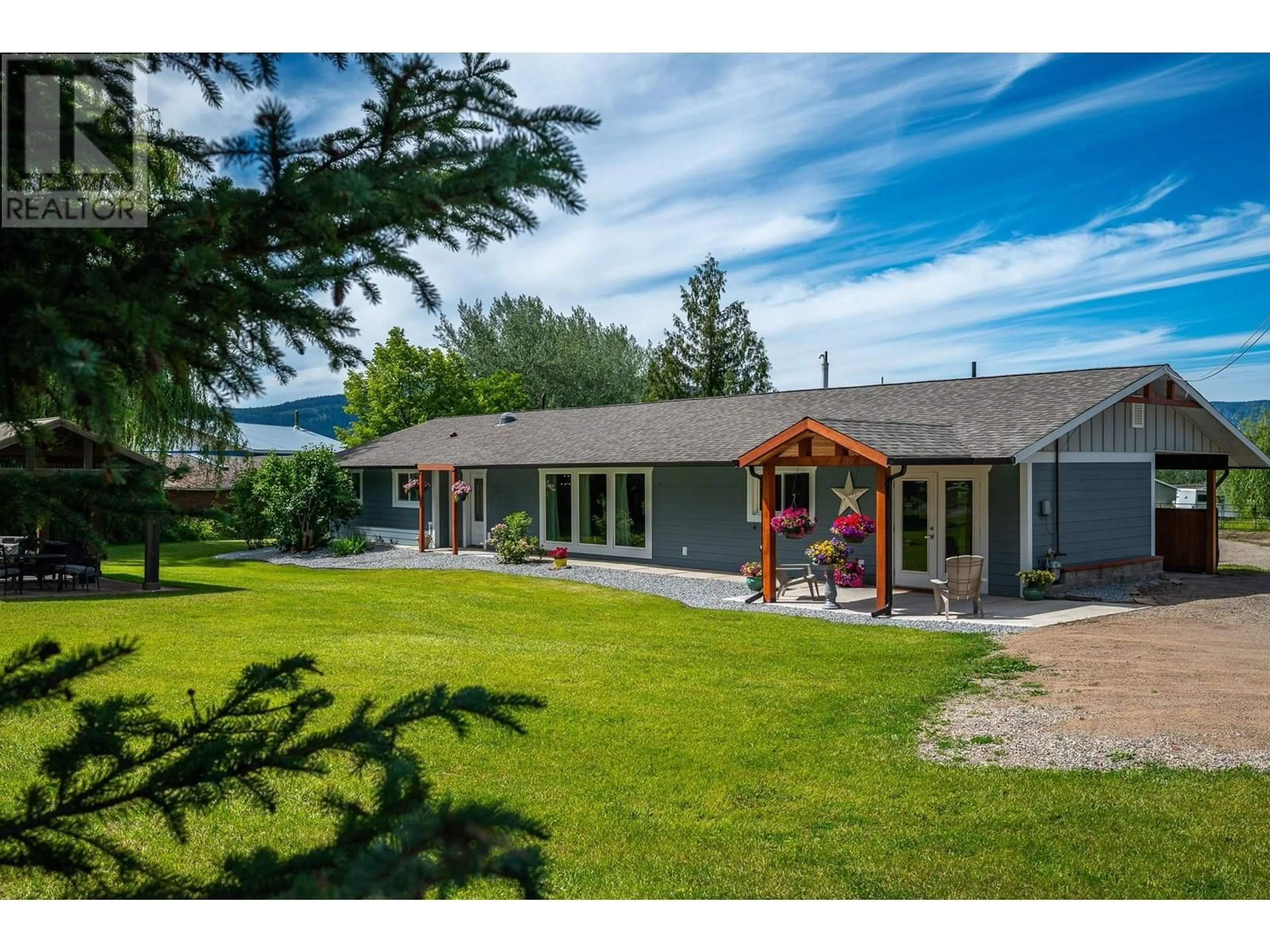 A pic from outside/outdoor area/front of a property/back of a property/a pic from drone, unknown for 1617 EAGLE ROCK ROAD, Armstrong British Columbia V4Y0R3