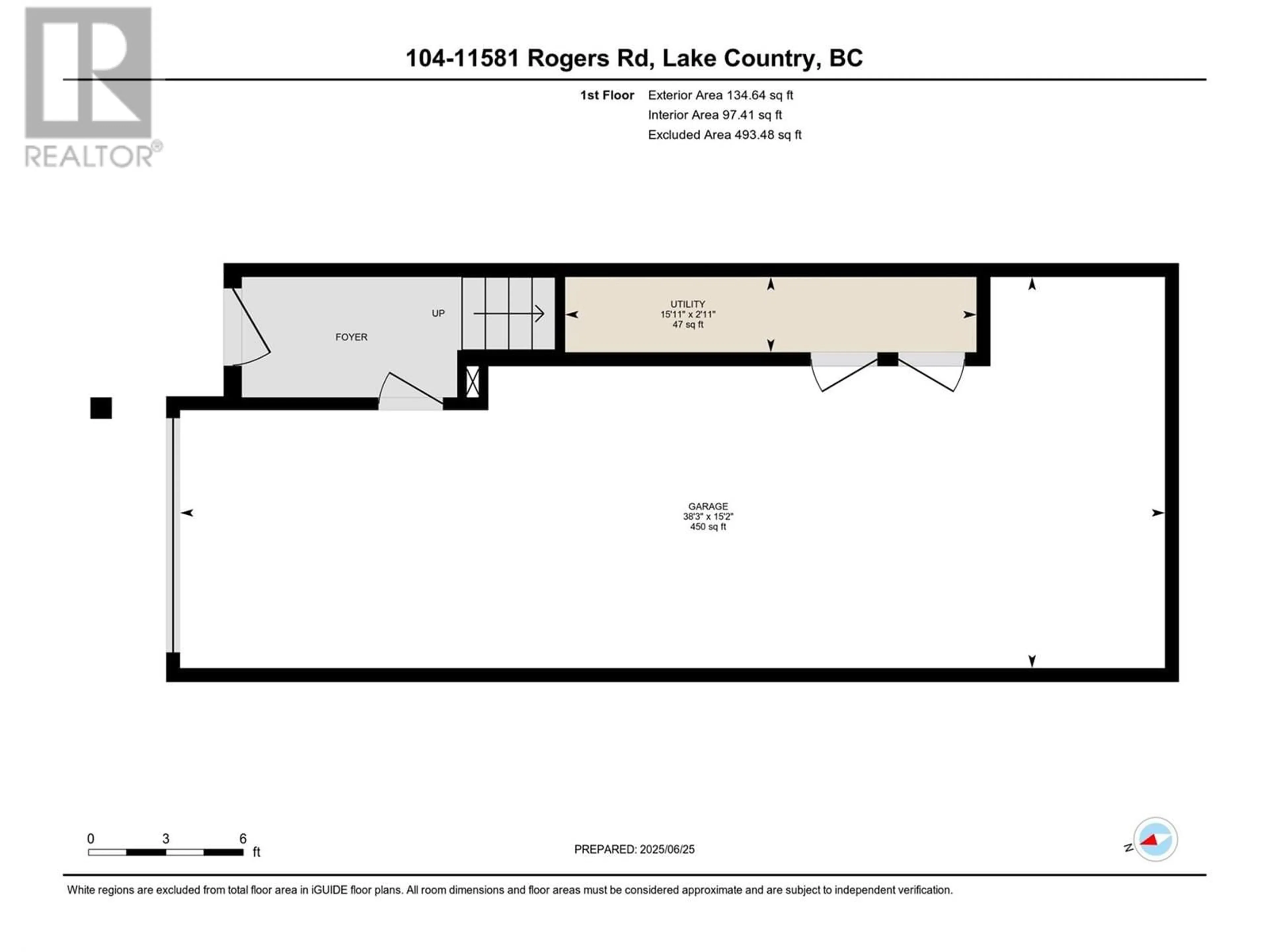 Floor plan for 104 - 11581 ROGERS ROAD, Lake Country British Columbia V4V1X8