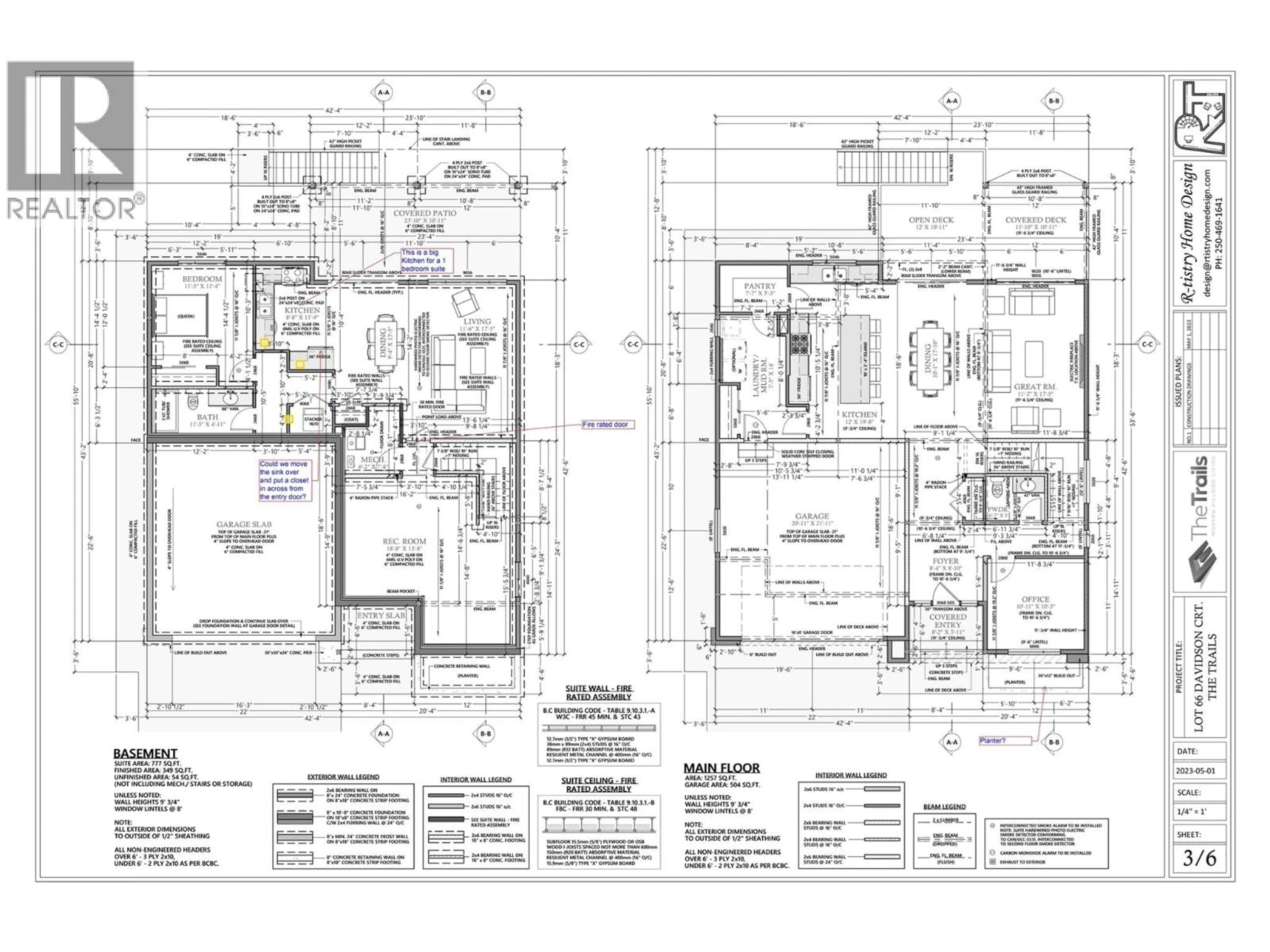 Floor plan for 3758 DAVIDSON COURT, West Kelowna British Columbia V4T0B1