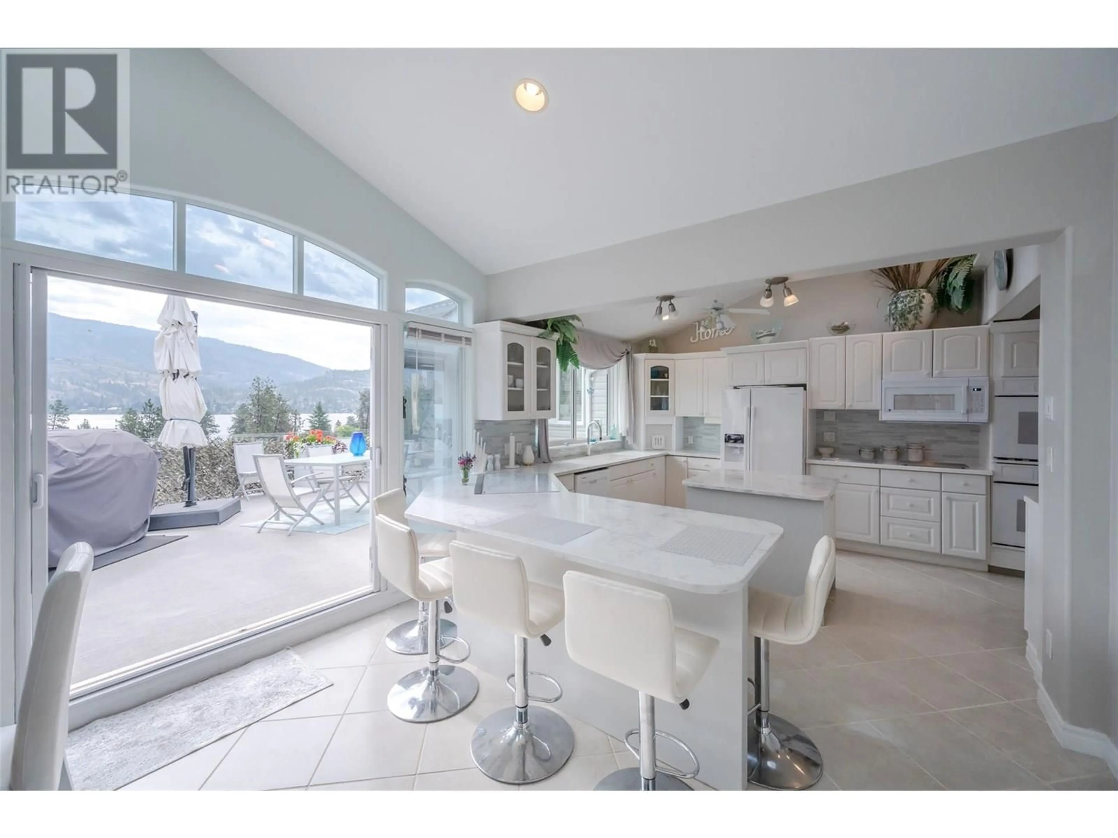 Open concept kitchen, ceramic/tile floor for 191 OAK AVENUE, Kaleden British Columbia V0H1K0