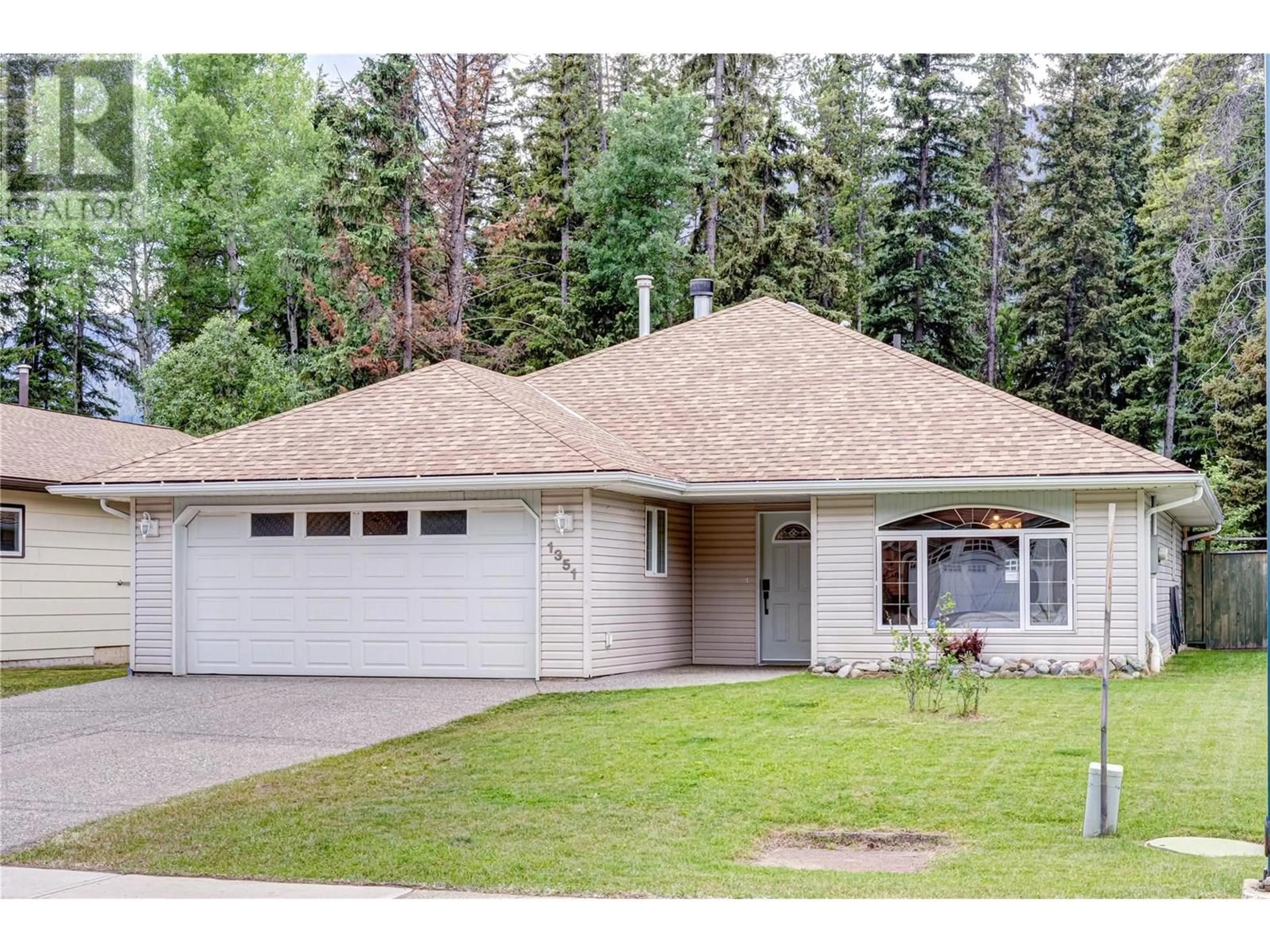Home with vinyl exterior material, street for 1351 CYPRESS DRIVE, Sparwood British Columbia V0B2G2