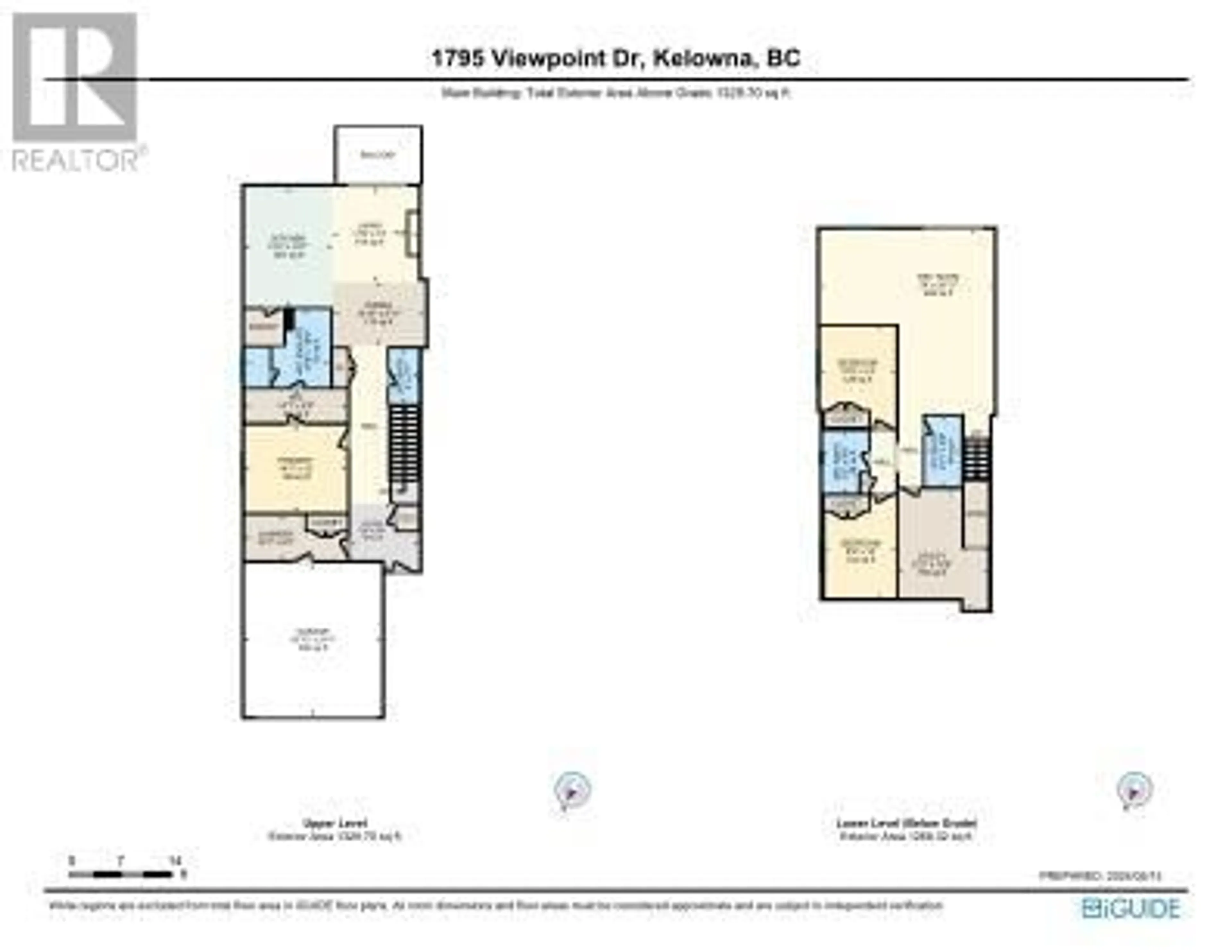 Floor plan for 1795 VIEWPOINT DRIVE, Kelowna British Columbia V1Z4E1