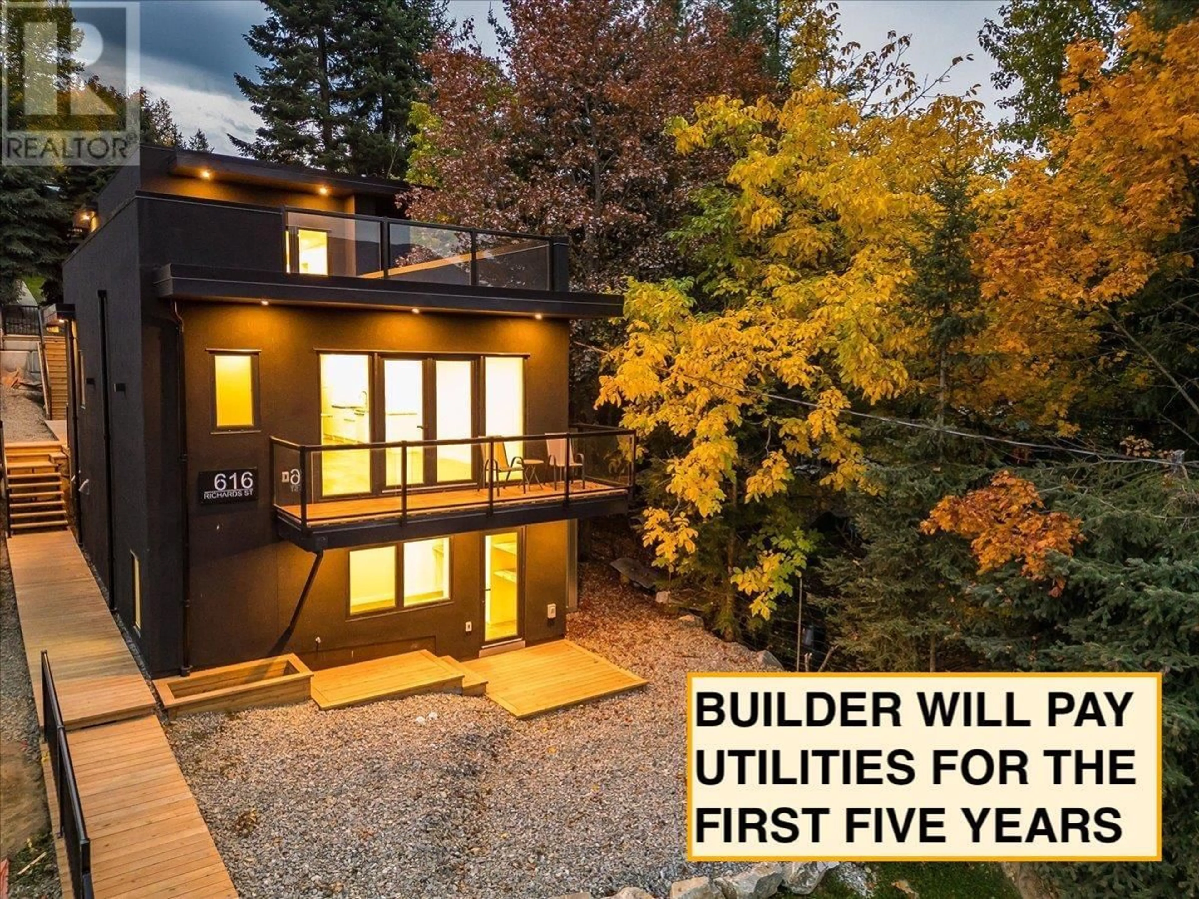 Home with brick exterior material, building for A - 616 RICHARDS STREET, Nelson British Columbia V1L5K5