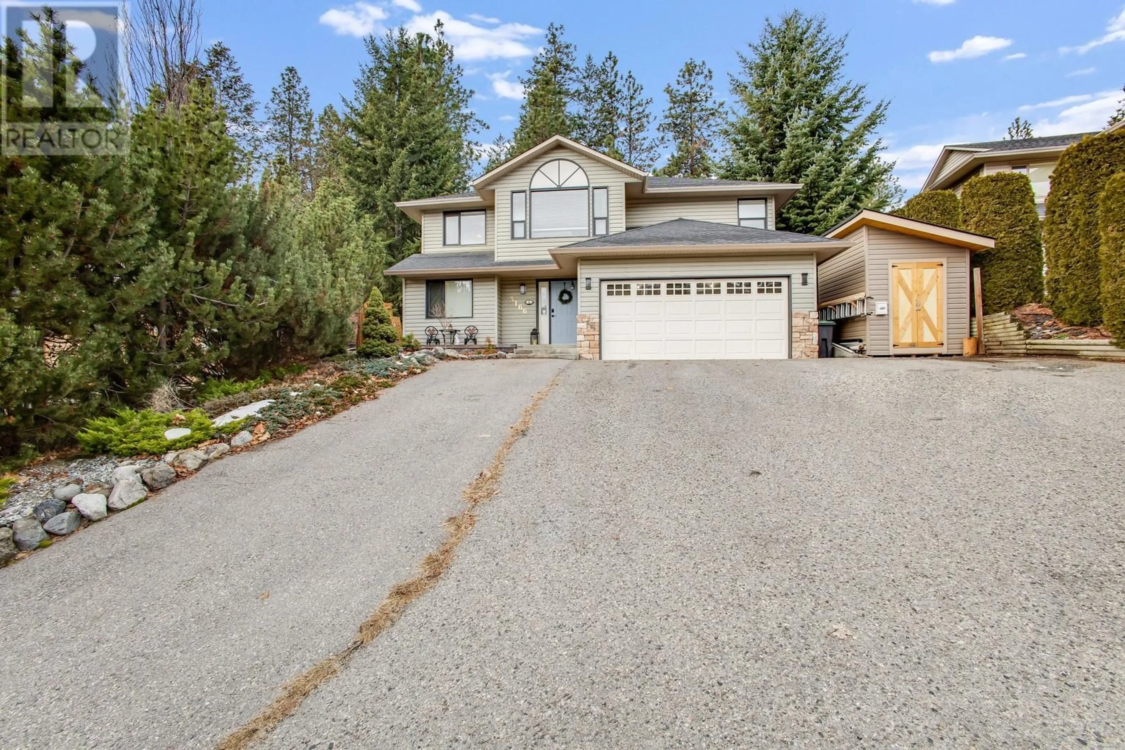 Home with vinyl exterior material, unknown for 3166 BROADVIEW PLACE, West Kelowna British Columbia V4T1M9